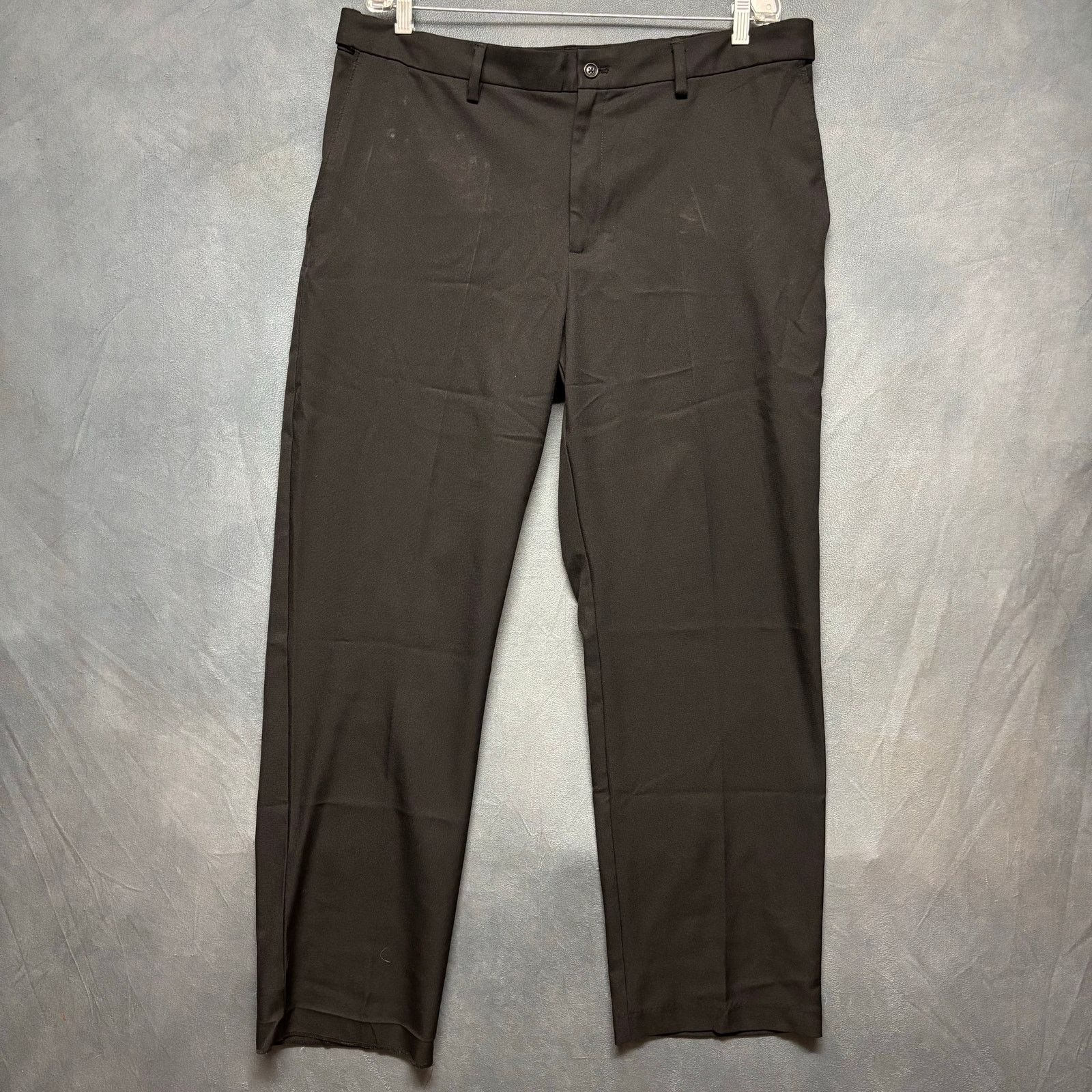 Savane Savane Men’s Black Dress Pants 38x30 Classic Fit Flat Front Size US 38 / EU 54 - 1 Thumbnail