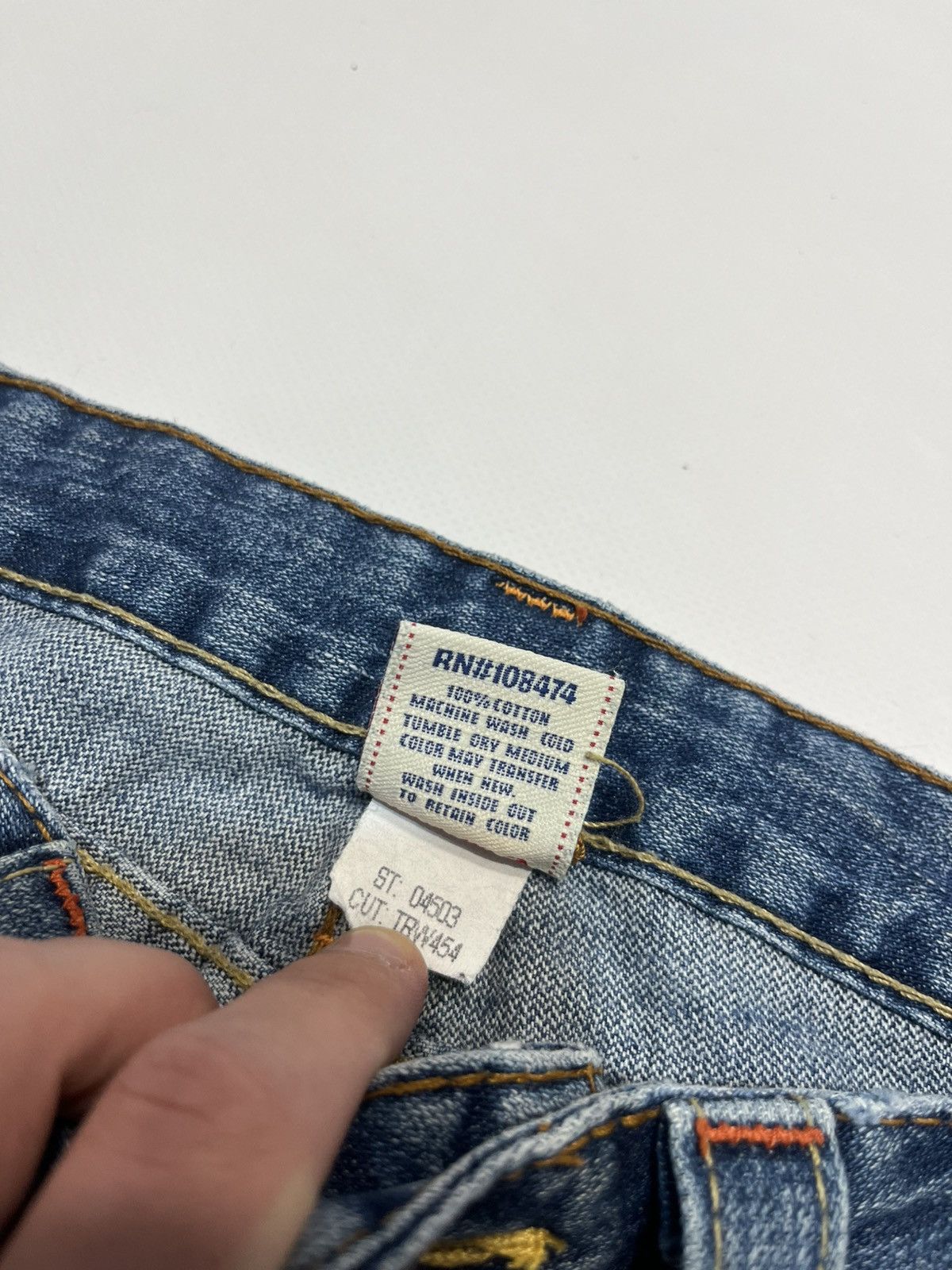 True Religion Vintage Rare True Religion Flared Jeans Size 30" / US 8 / IT 44 - 6 Thumbnail