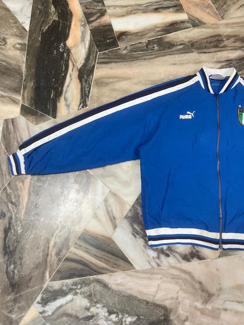 Puma Vintage 90s Puma Italy World Cup Football Jacket Size US M / EU 48-50 / 2 - 3 Thumbnail