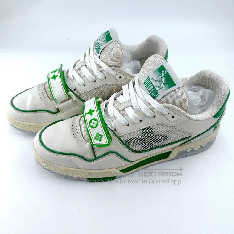 Louis Vuitton Louis Vuitton Black, white and green Velcro shoes Size US 8.5 / EU 41-42 - 2 Thumbnail