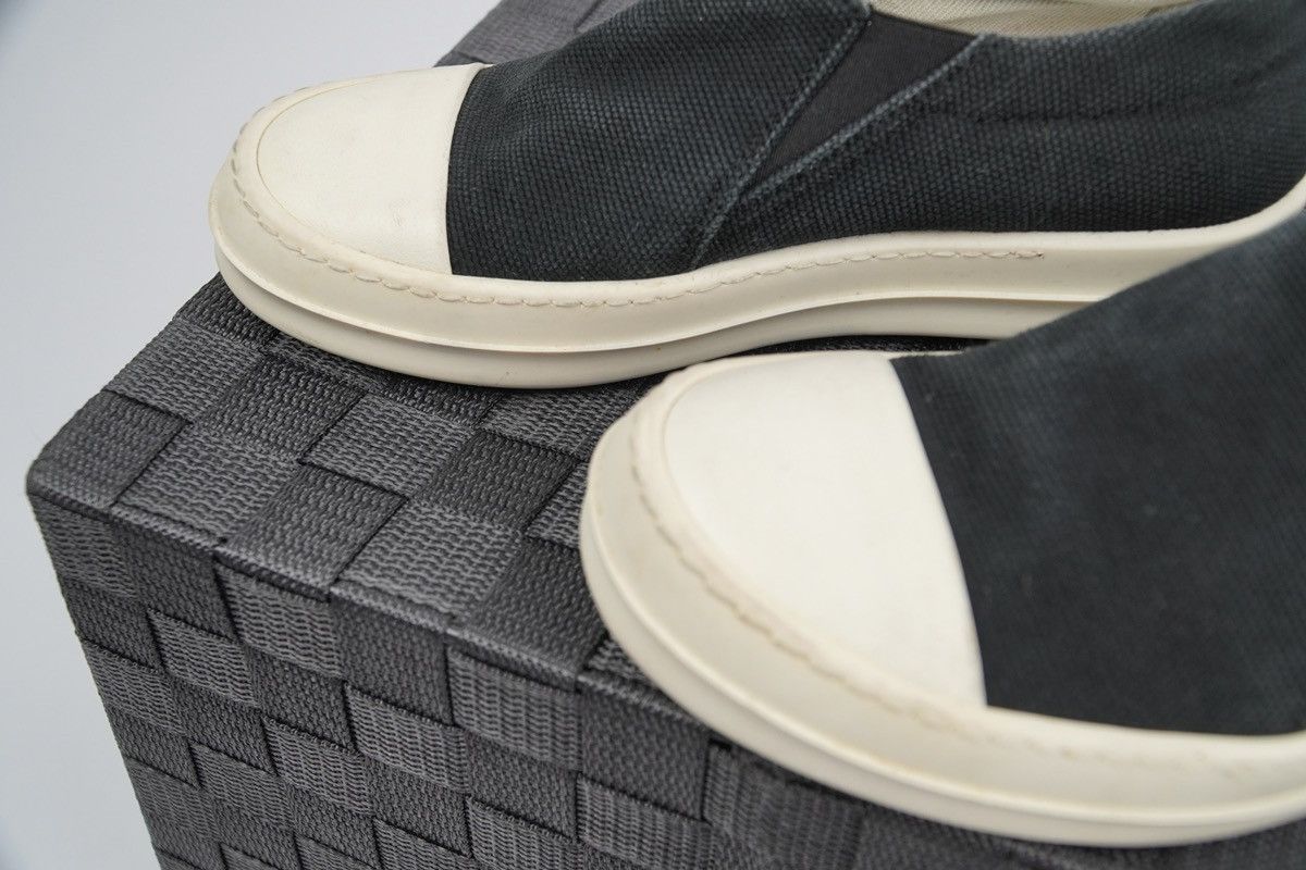 Rick Owens × Rick Owens Drkshdw Rick Owens Drkshdw - Canvass Boat Slip on - Black Size US 5.5 / IT 35.5 - 7 Thumbnail