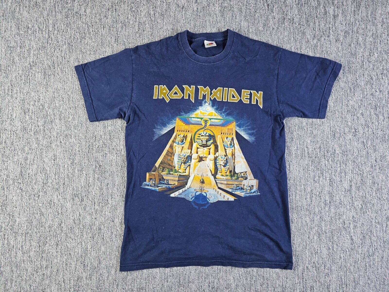Fruit Of The Loom 2008 Iron Maiden "Somewhere Back in Time" Tour T-Shirt S Size US L / EU 52-54 / 3 - 1 Thumbnail