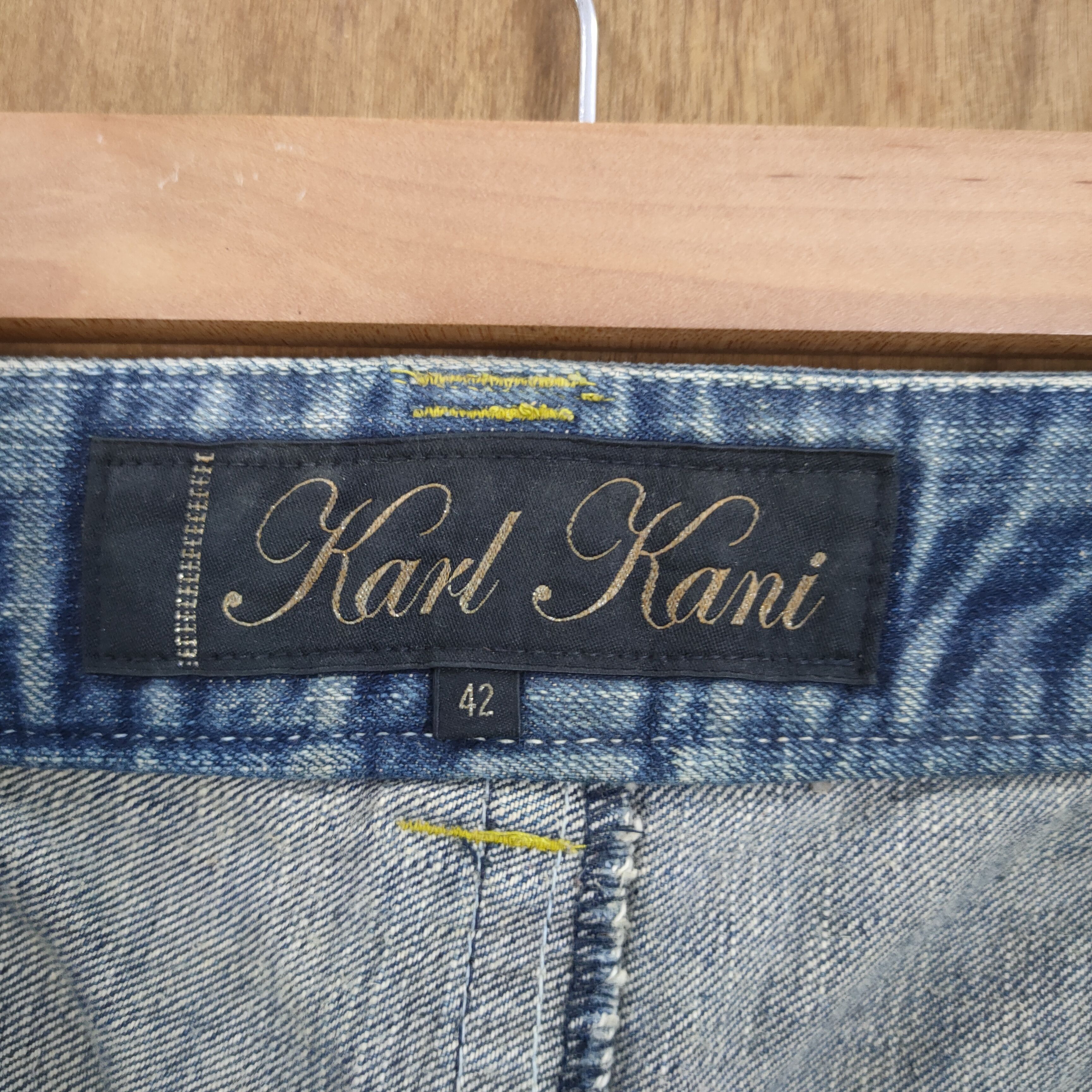 Karl Kani W42 💥 VINTAGE KARL KANI DISTRESSED DENIM JEAN PANTS Size US 42 / EU 58 - 12 Thumbnail
