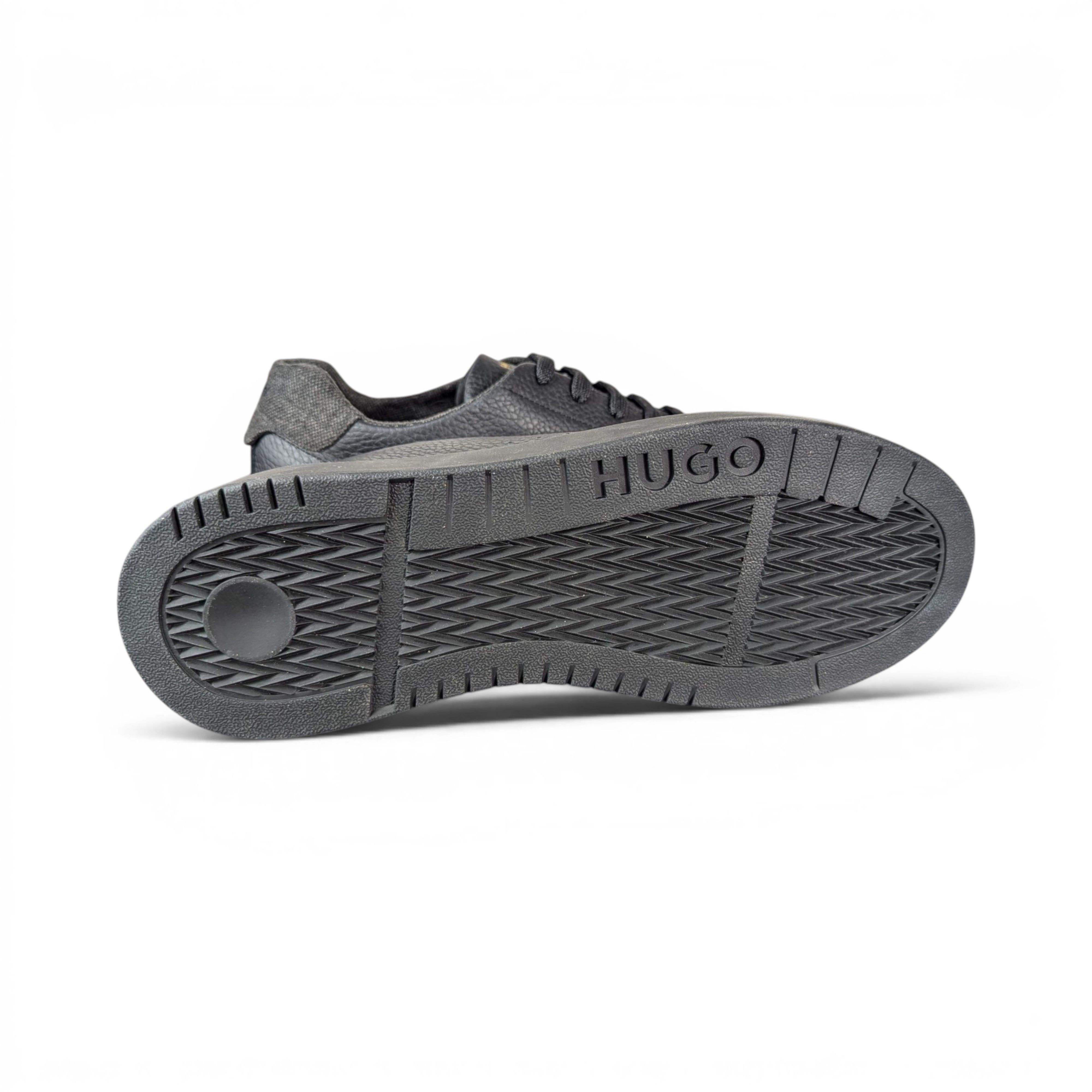 Hugo Boss HUGO BOSS BLACK LEATHER SNEAKERS Size US 11 / EU 44 - 6 Thumbnail