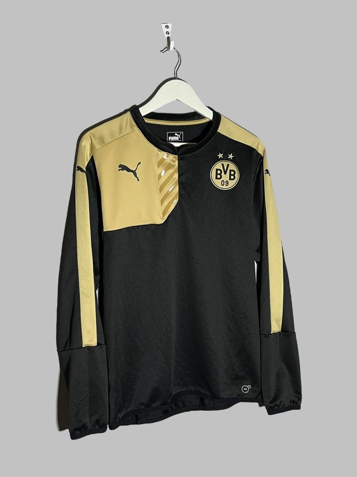 Puma Borussia Dortmund 2015/16 Puma Training Sweat Top Size US M / EU 48-50 / 2 - 2 Thumbnail