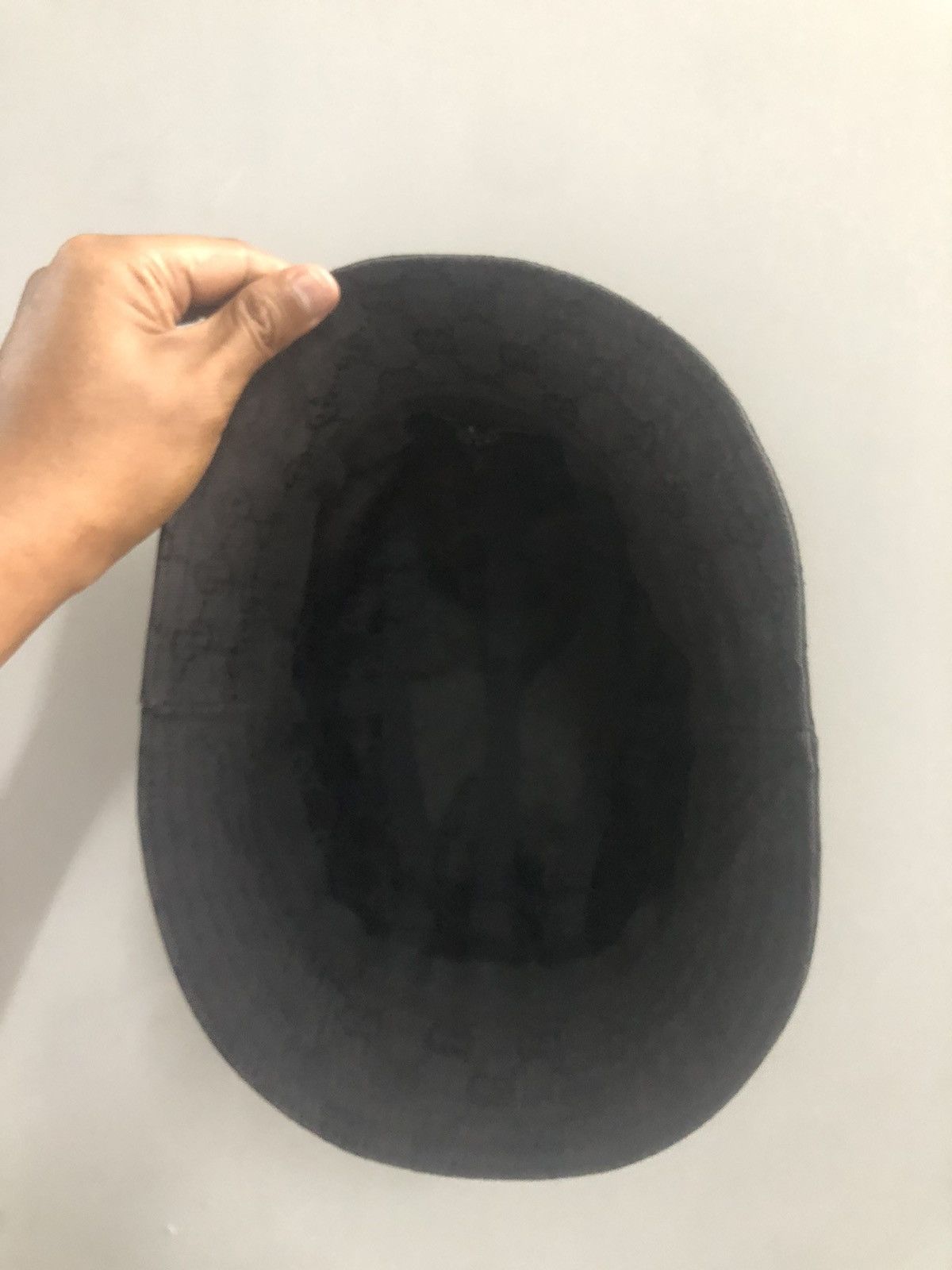 Gucci Vintage GUCCI Bucket Hat Monogram Medium Leather Size 40 - 4 Thumbnail