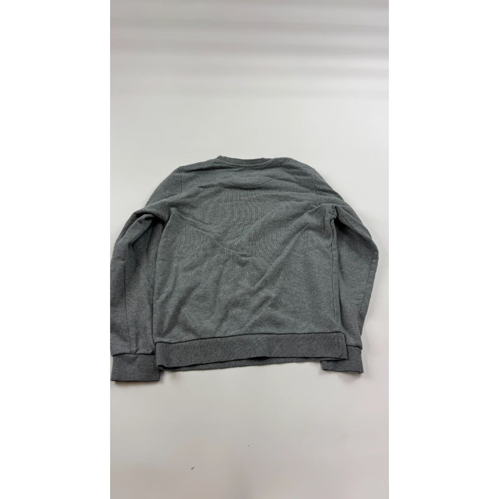 Vintage Gasoline Mens Small Gray Graphic Print Sweatshirt Crew Neck Long Sleeve Ribbed Hem Pullover Size US S / EU 44-46 / 1 - 2 Thumbnail