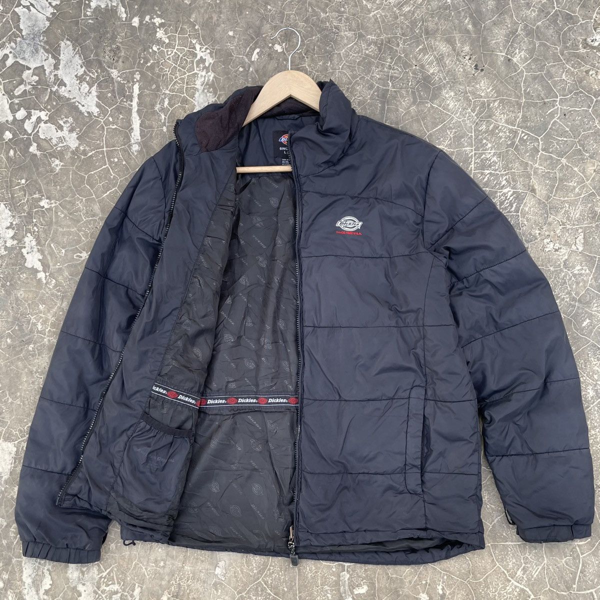 Dickies Dickies Black Puffer Jacket with Embroidery Logo Size US L / EU 52-54 / 3 - 2 Thumbnail