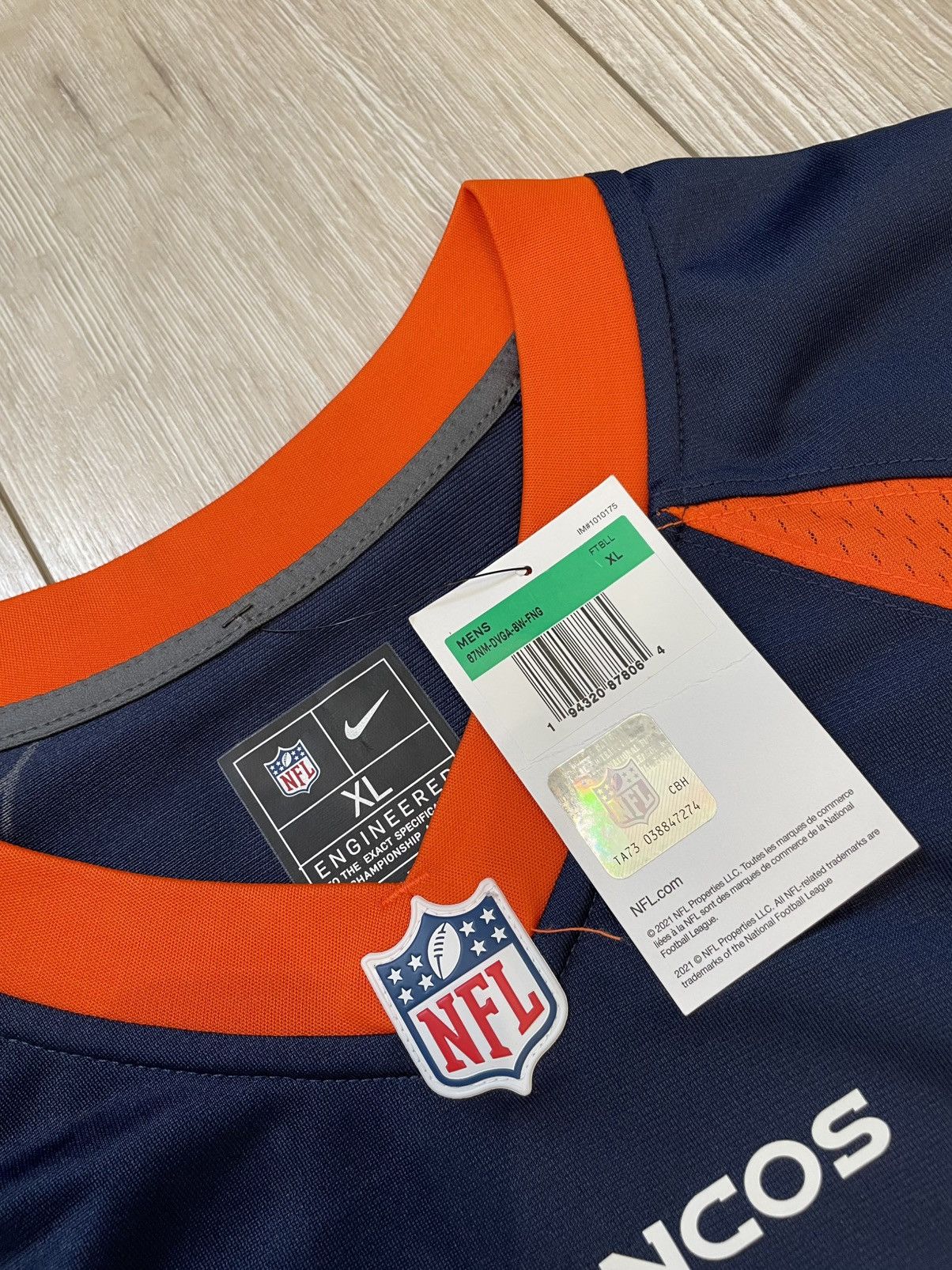 NFL × Nike Nike Denver Broncos #27 NFL Football Jersey Size US XL / EU 56 / 4 - 5 Thumbnail