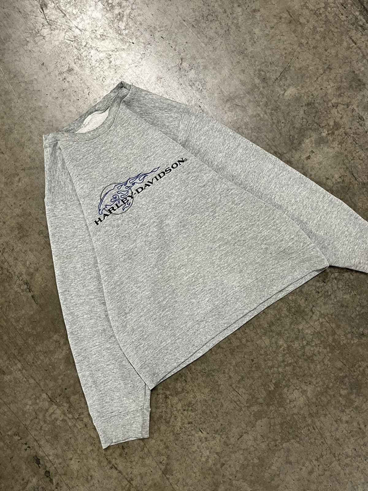 Harley Davidson × Vintage Harley Davidson vintage embroidered crewneck streetwear Size US M / EU 48-50 / 2 - 2 Thumbnail