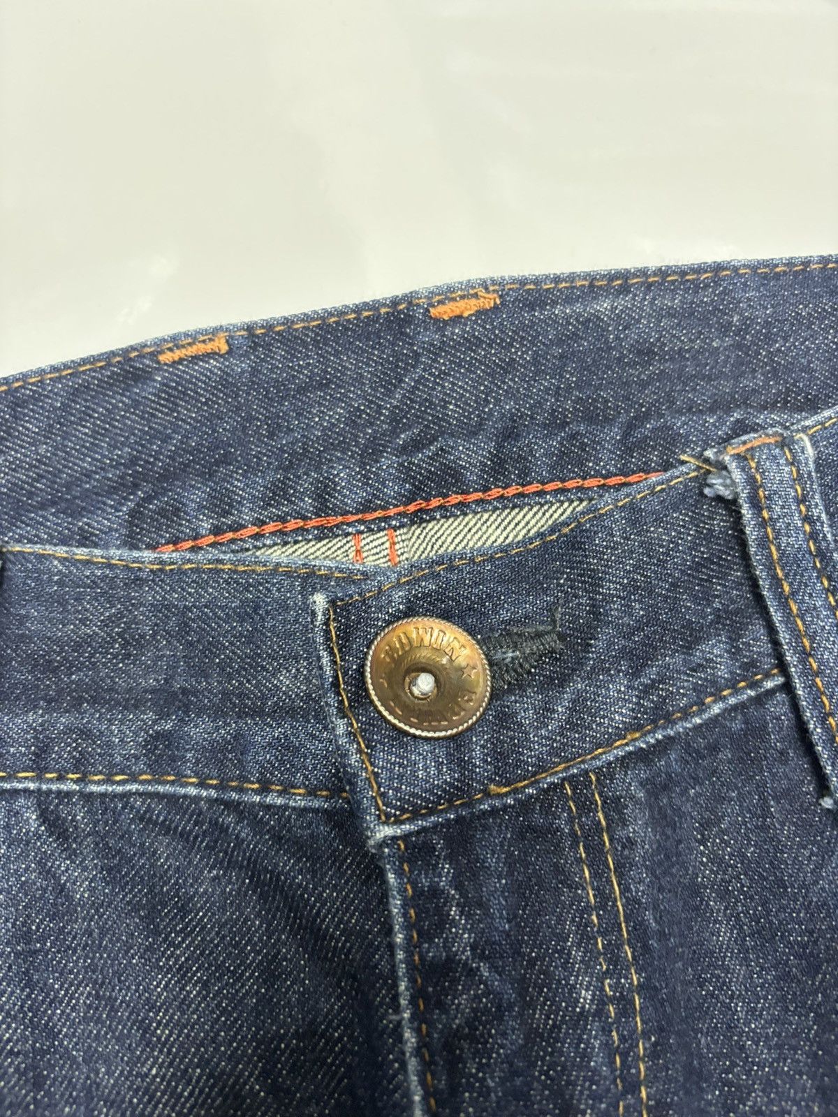 If Six Was Nine 🔥RARE EDWIN EXCLUSIVE VINTAGE WINGS EMBROIDERY DENIM JEANS Size US 30 / EU 46 - 9 Thumbnail