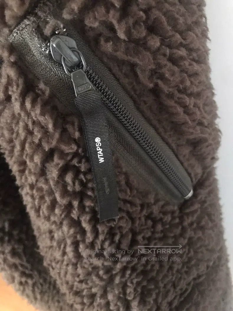 Wtaps Wtaps Brown fleece coat Size US M / EU 48-50 / 2 - 6 Thumbnail