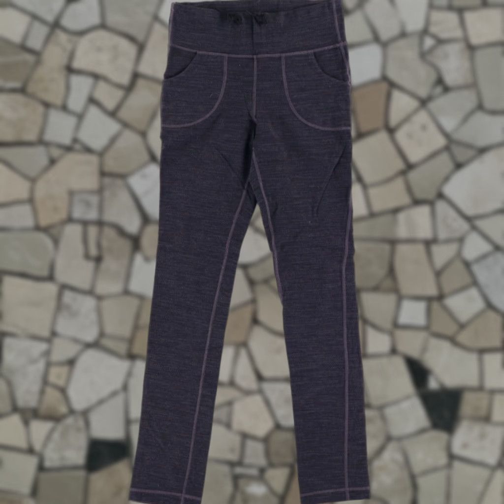 Lululemon Lululemon Knit Cotton Blend Waffle Leggings Charcoal Women's 6 Slim fit Pants Knit Cotton Blend Waffle Leggings Charcoal Women 6 Size 28" / US 6 / IT 42 - 1 Thumbnail