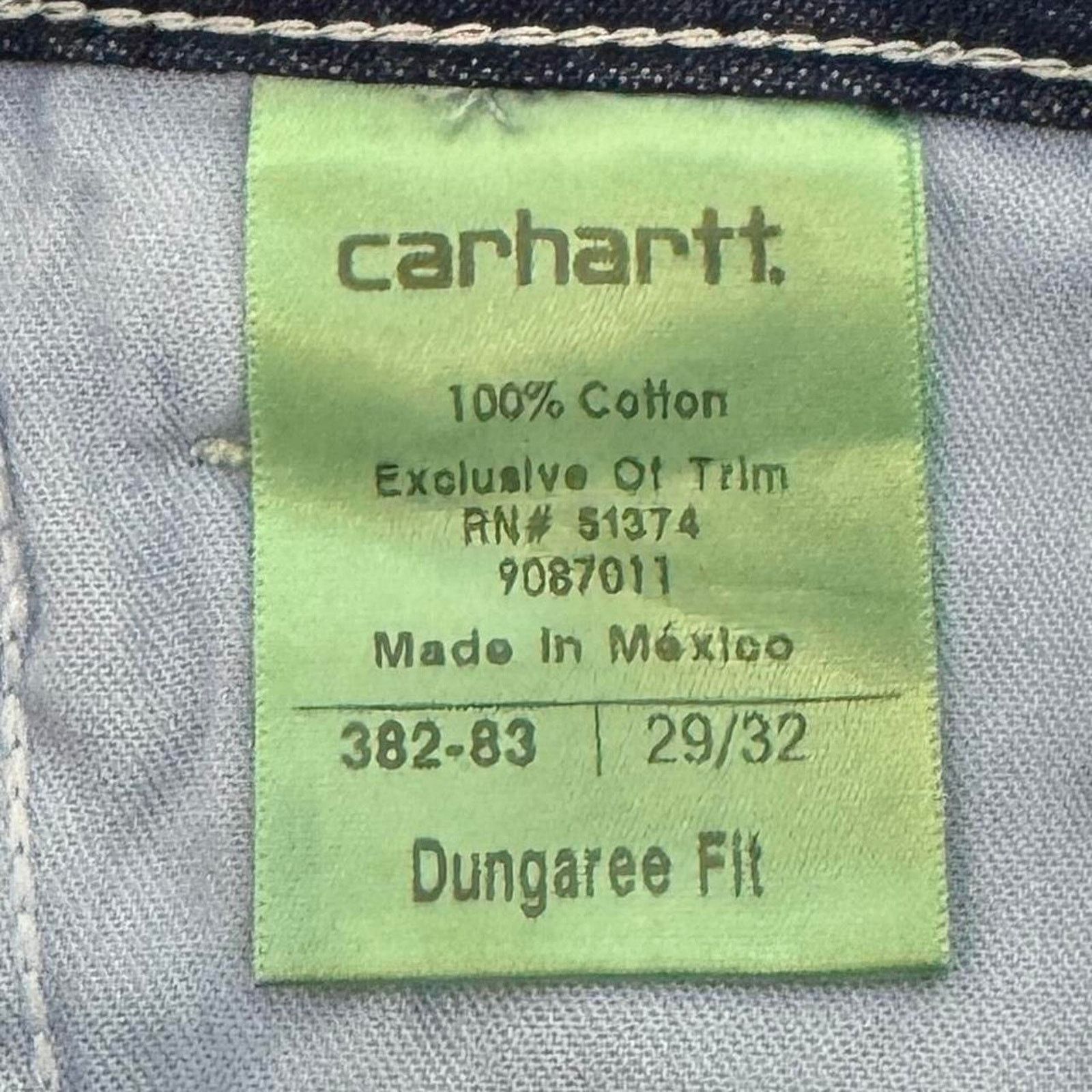 Carhartt × Carhartt Wip × Vintage Y2K Carhartt Baggy Carpenter Denim Streetwear Skater Jeans Size US 29 - 4 Thumbnail