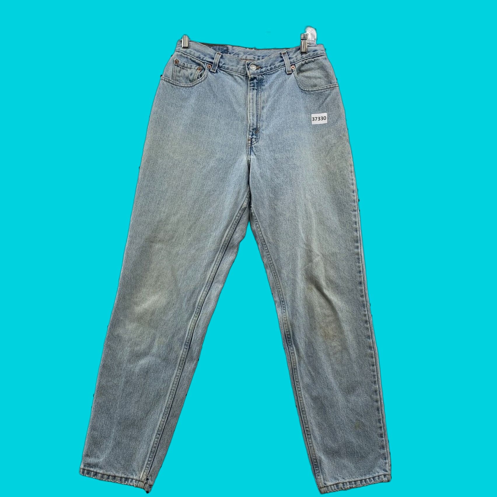 Levi's VINTAGE Levi's Jeans 550 Blue Denim Women's Size 12 29x29 Tapered Relaxed Fits 90s Mens Womens Size 34" / US 12 / IT 48 - 1 Thumbnail