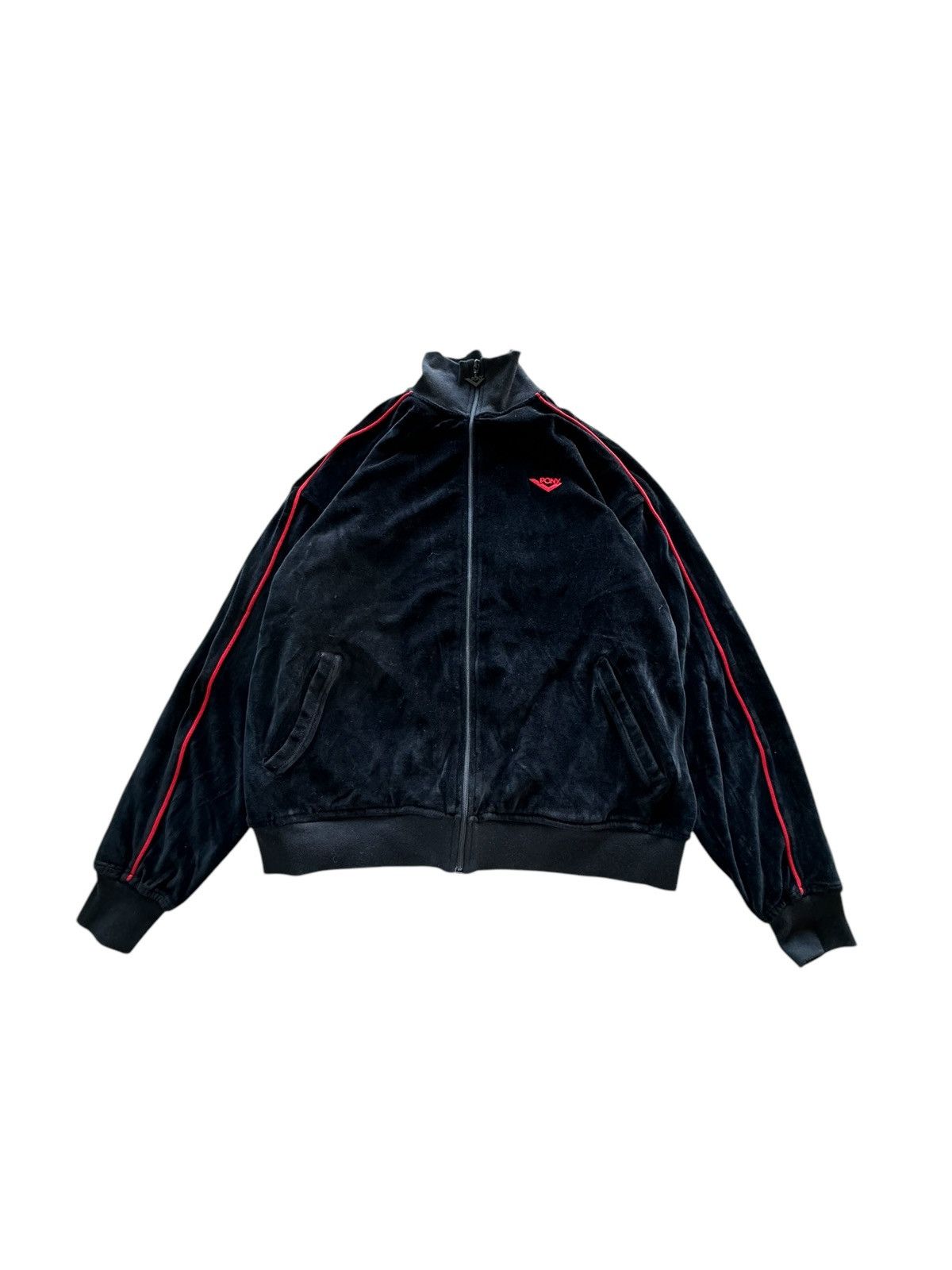PONY × Vintage Vintage Pony Zip Up Big Logo Velour Embroidered Track Jacket Size US M / EU 48-50 / 2 - 1 Thumbnail
