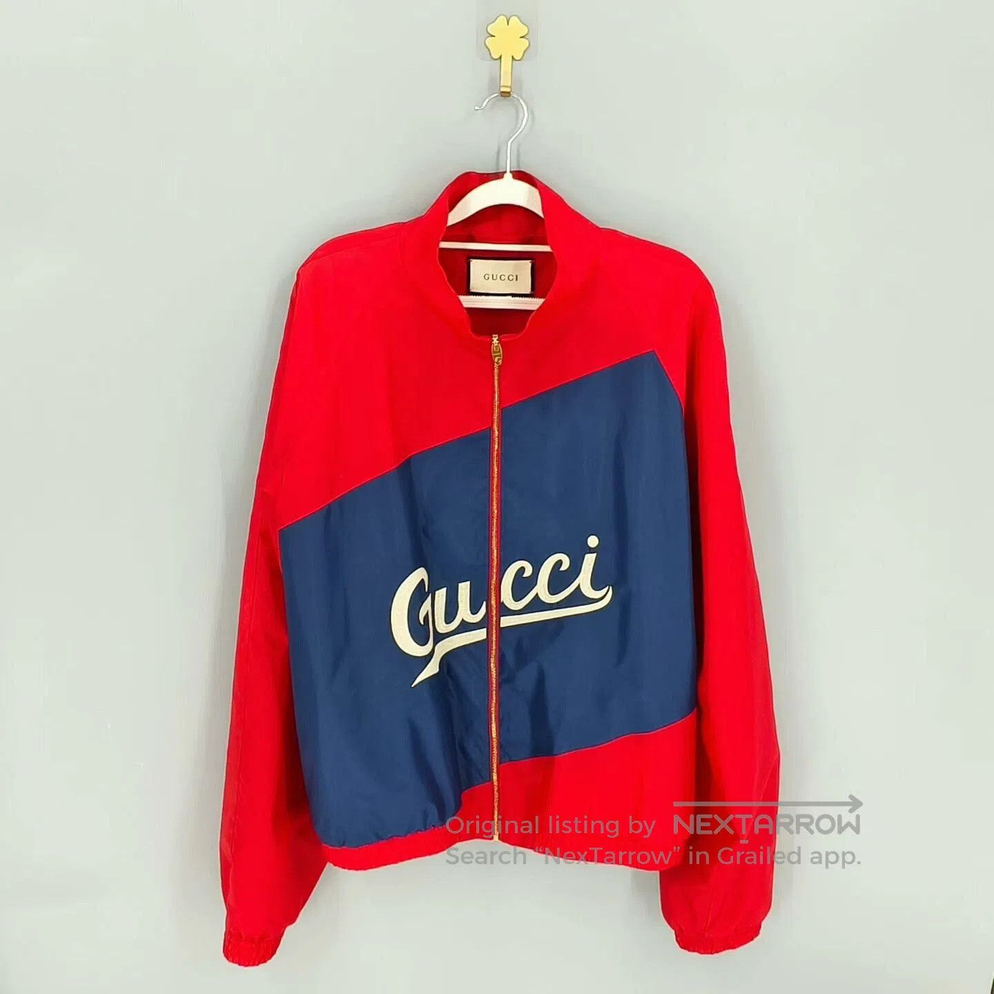 Gucci gucci red blue color-block sports jacket. Size US XXL / EU 58 / 5 - 1 Thumbnail
