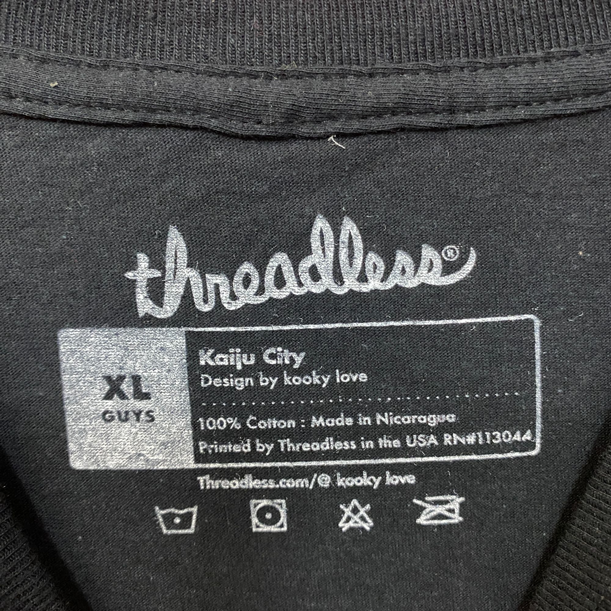 Threadless Threadless Godzilla Kaiju City Graphic Design T-Shirt Size Size US XL / EU 56 / 4 - 4 Thumbnail