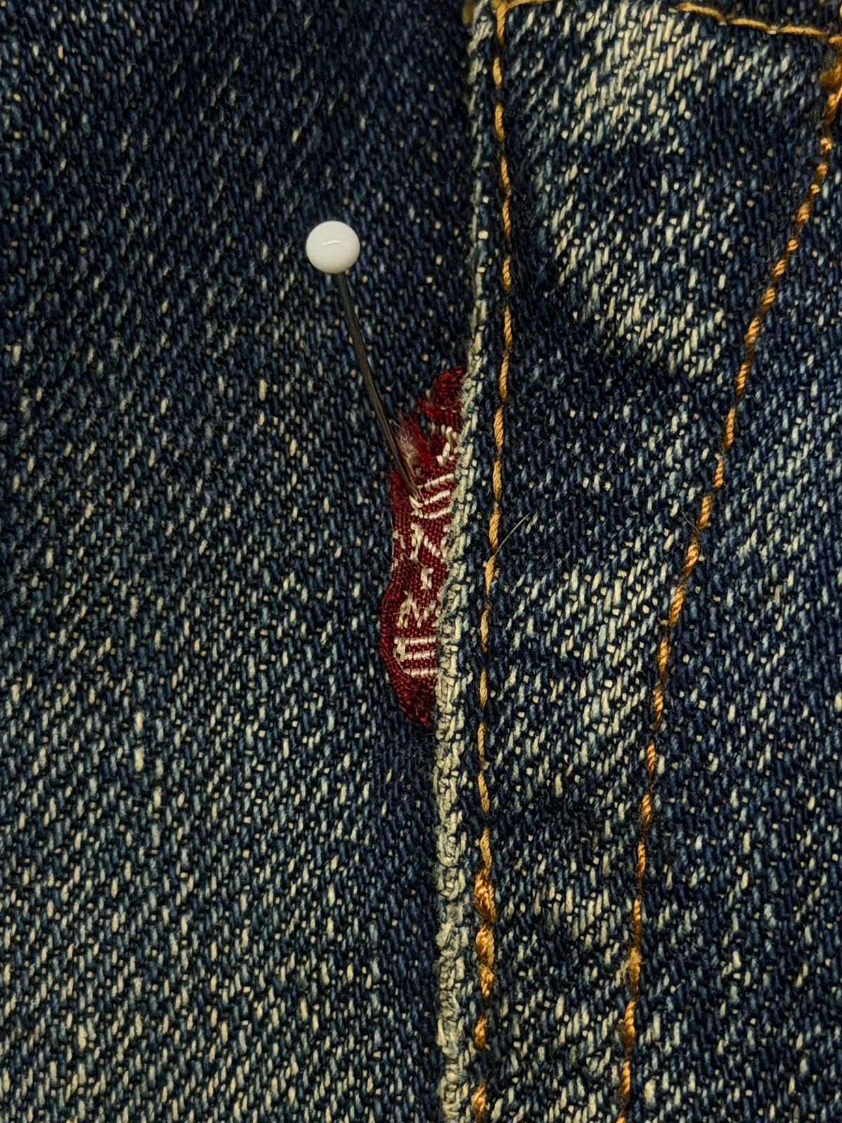 Denime Vintage 90s DENIME Lot 87 Selvedge Denim Jeans Japan | W29 Size US 29 - 15 Thumbnail