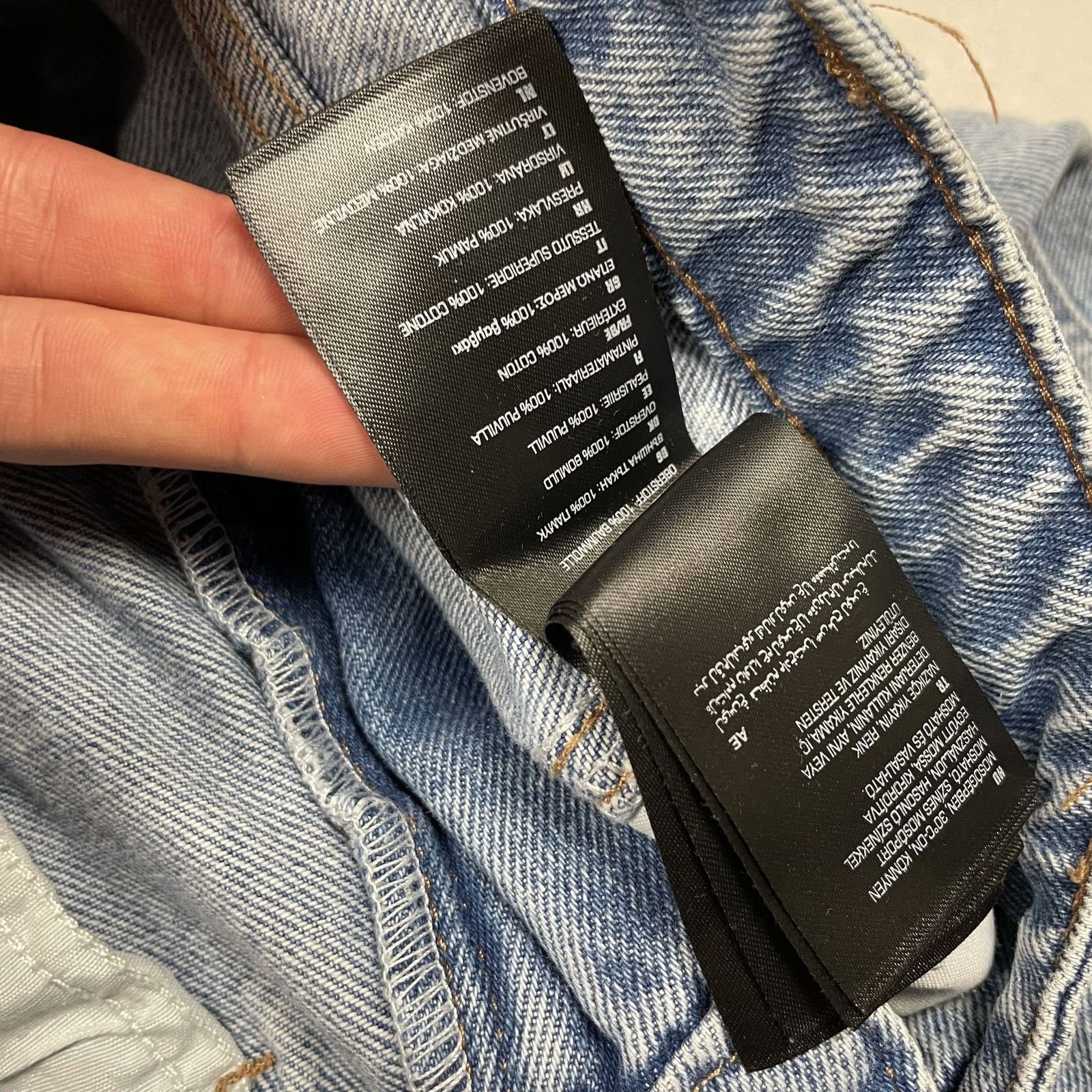 Karl Kani Karl Kani Adults Blue Zip Fly Straight Leg Denim Jeans XXS Size US 28 / EU 44 - 14 Thumbnail