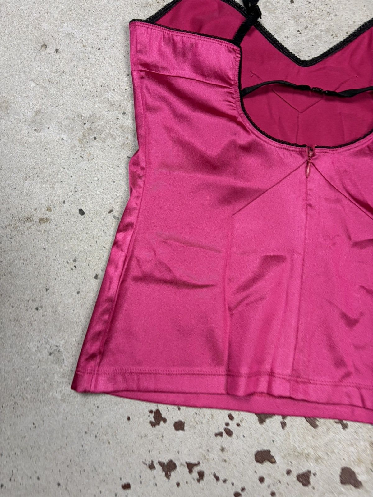 Dolce & Gabbana Vintage Y2K Dolce & Gabbana Fuchsia Cami Top Bustier Corset Size M / US 6-8 / IT 42-44 - 14 Thumbnail