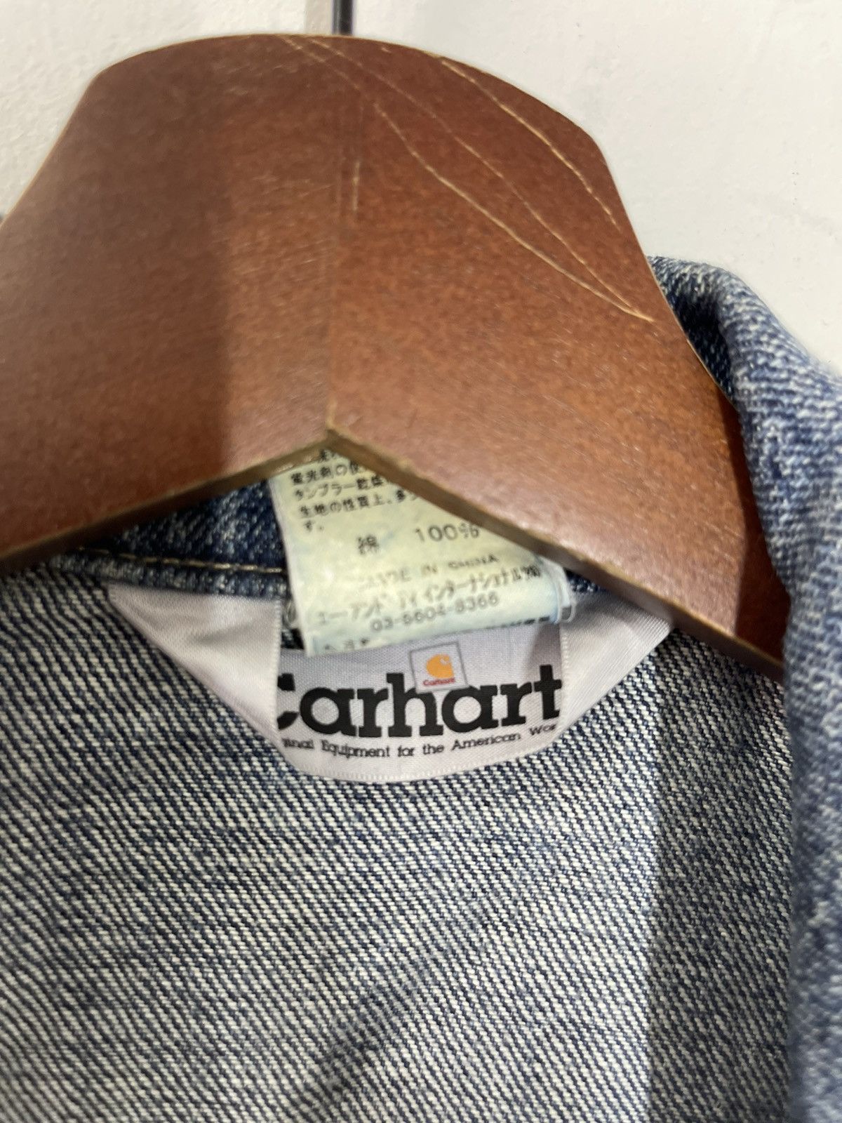 Carhartt ☀️SUMMER STYLE🔥CARHARTT DETROIT SLEVELESS DISTRESSED DENIM Size US M / EU 48-50 / 2 - 6 Thumbnail