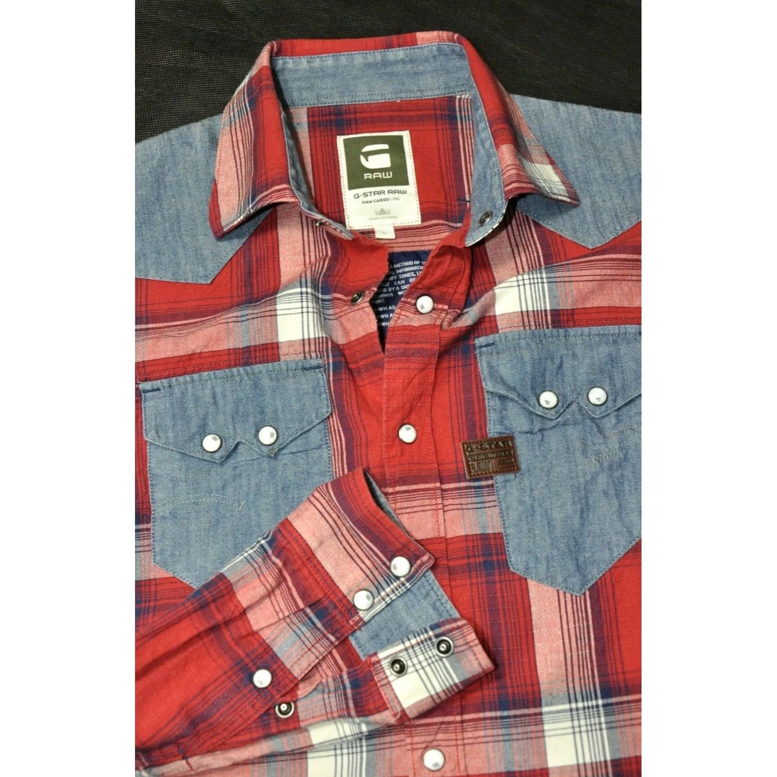 G-Star G-Star Raw Aero Cowboy Ripstop Shirt L Men Jacket? Size US L / EU 52-54 / 3 - 6 Thumbnail