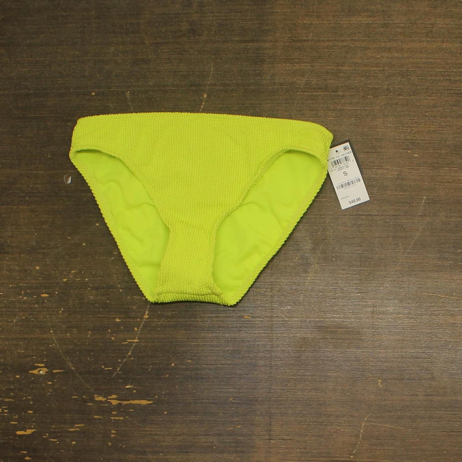 Bar III Nwt Bar Iii Bikini Swim Bottom Mbbg24551 Sunny Lime Green S Size ONE SIZE - 1 Thumbnail