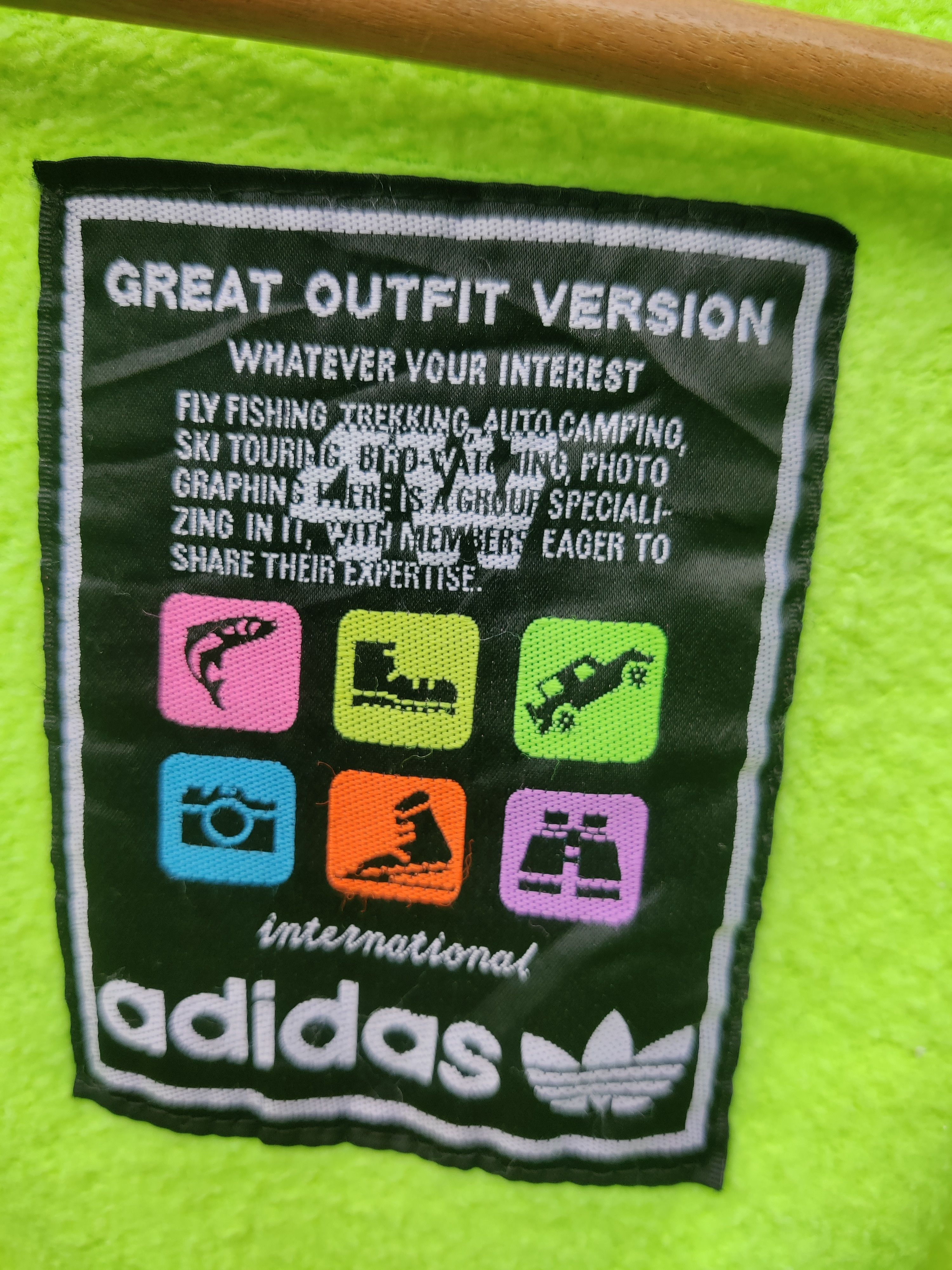 Adidas Vintage Distressed Adidas Jaspo Bomber Jacket Size US L / EU 52-54 / 3 - 11 Thumbnail
