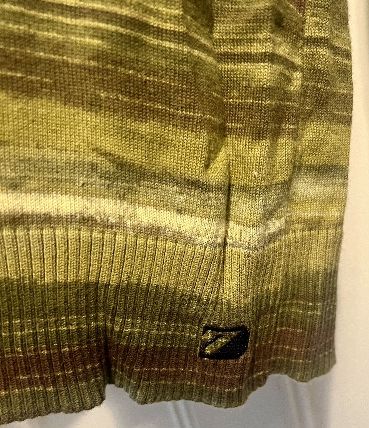 DKNY Authentic DKNY Jeans cotton sweater multi-striped green XXL Size US XXL / EU 58 / 5 - 2 Thumbnail