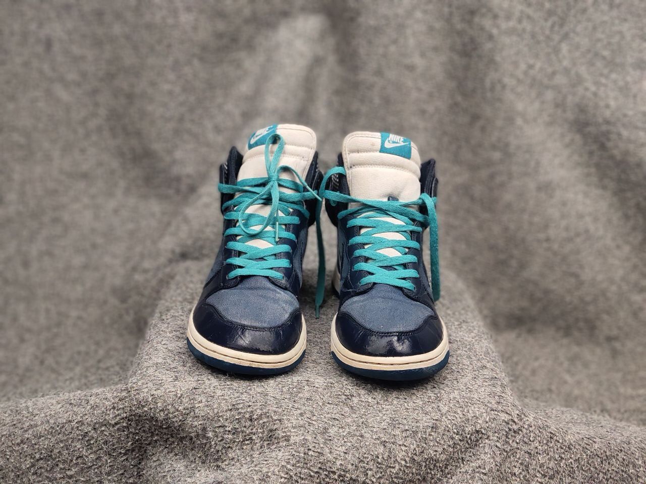 Nike Nike Dunk High Jd Sports combined fabric Vintage Sneakers Size US 11 / EU 44 - 16 Thumbnail