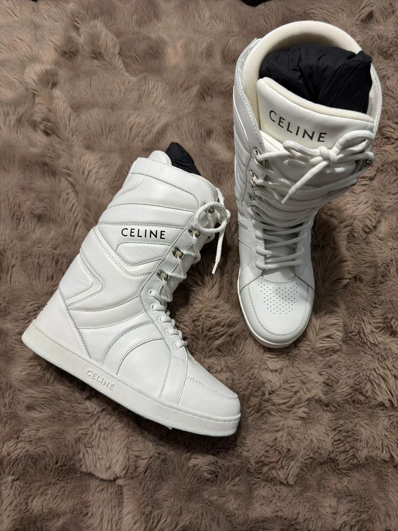 Celine Celine 21fw show lace-up boots Size US 7 / EU 40 - 9 Thumbnail