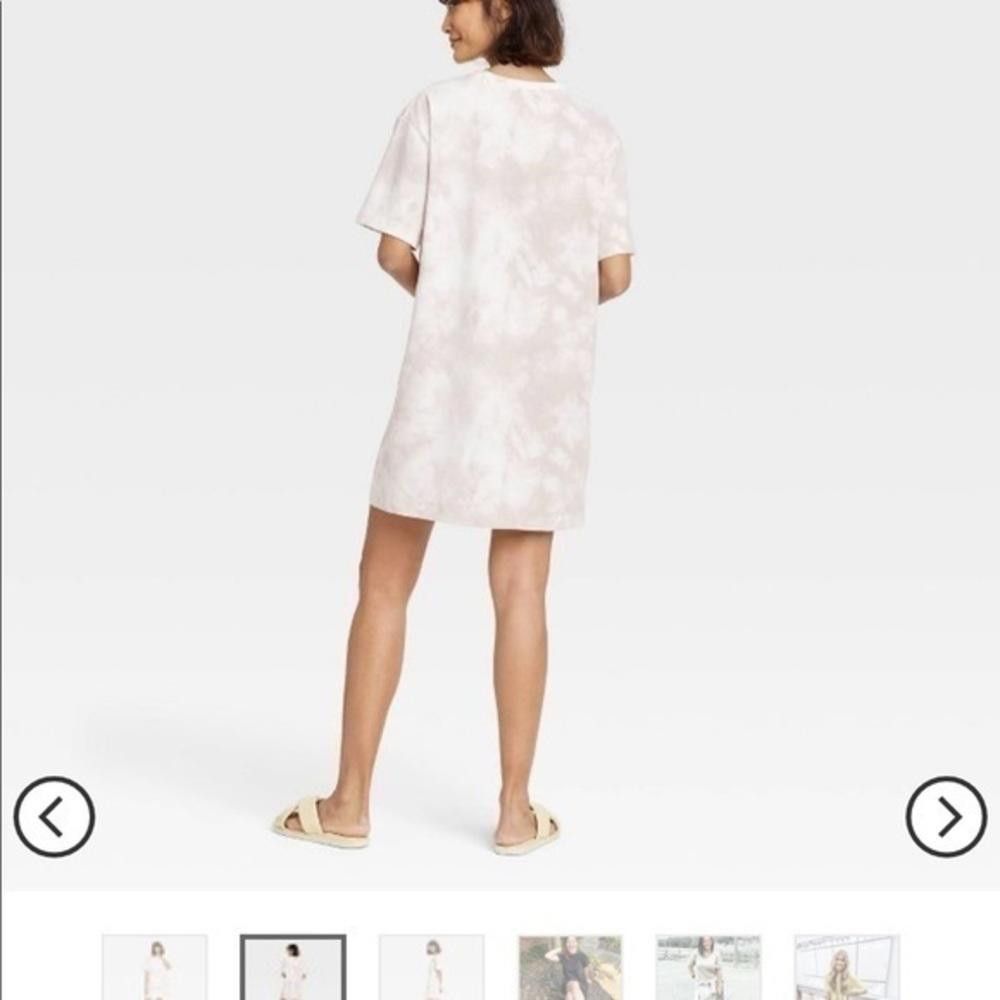 Designer Women's Elbow Sleeve Knit T-Shirt Dress - A New Day Size XS / US 0-2 / IT 36-38 - 2 Thumbnail
