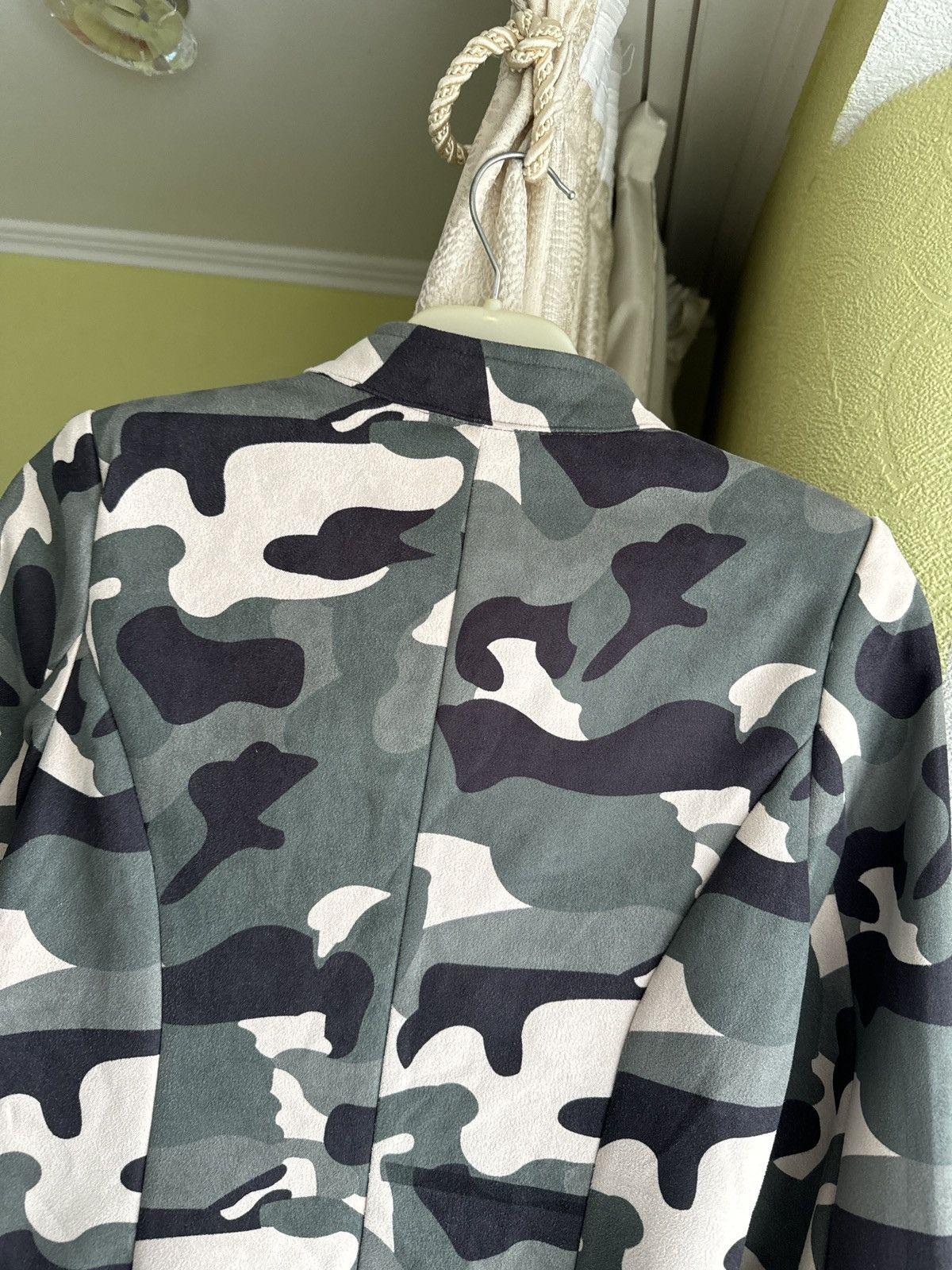 Japanese Brand Vintage Military Napoleon Jacket Camo PPFM Balmain Style Y2k Size S / US 4 / IT 40 - 11 Thumbnail