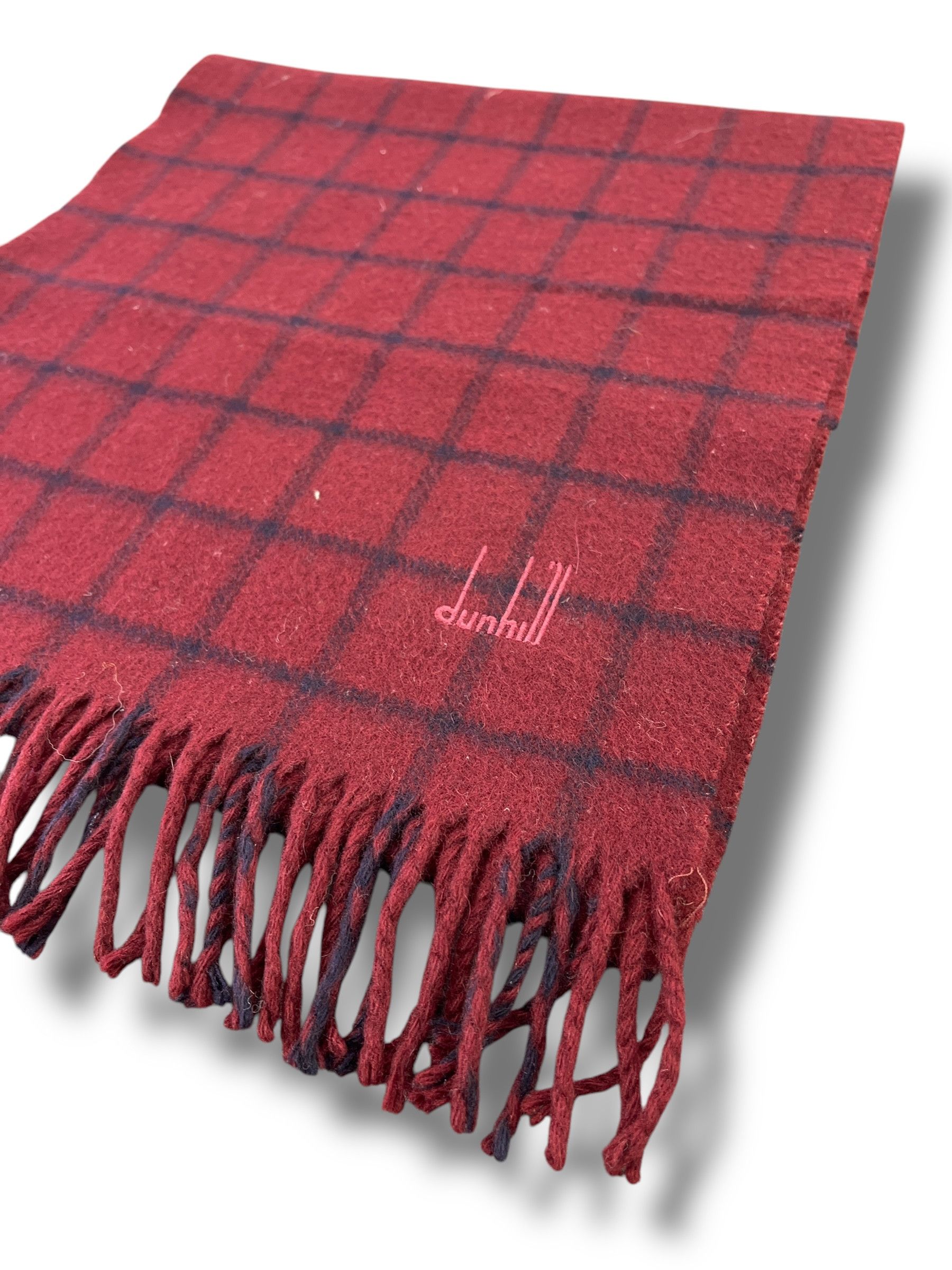 Alfred Dunhill Alfred Dunhill Cashmere Scarf / Muffler / Neckwear T187 Size ONE SIZE - 8 Thumbnail