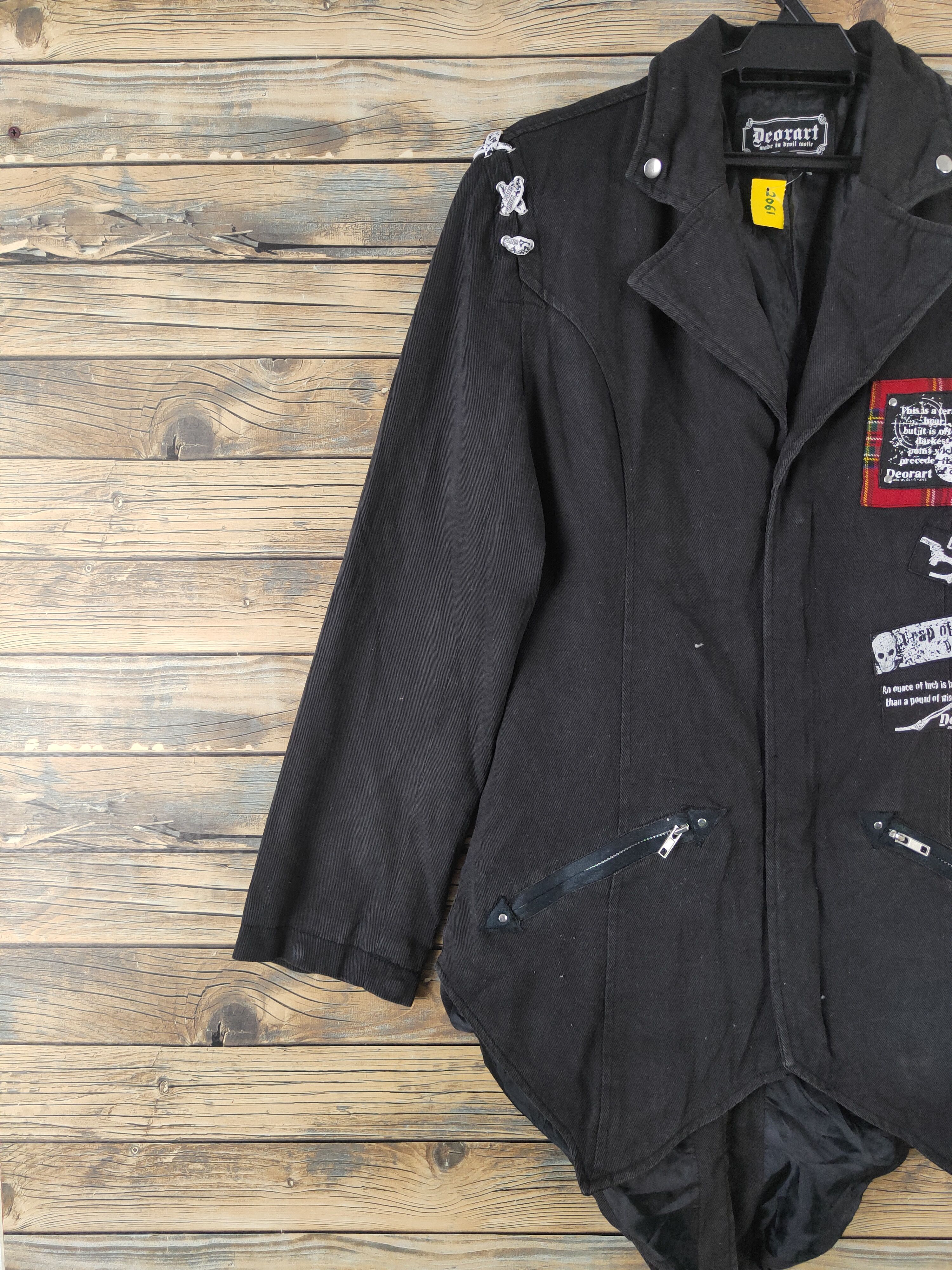 Japanese Brand × Seditionaries DL Deorart made in devil castle punk Black Jackets #2061 Size M / US 6-8 / IT 42-44 - 3 Thumbnail