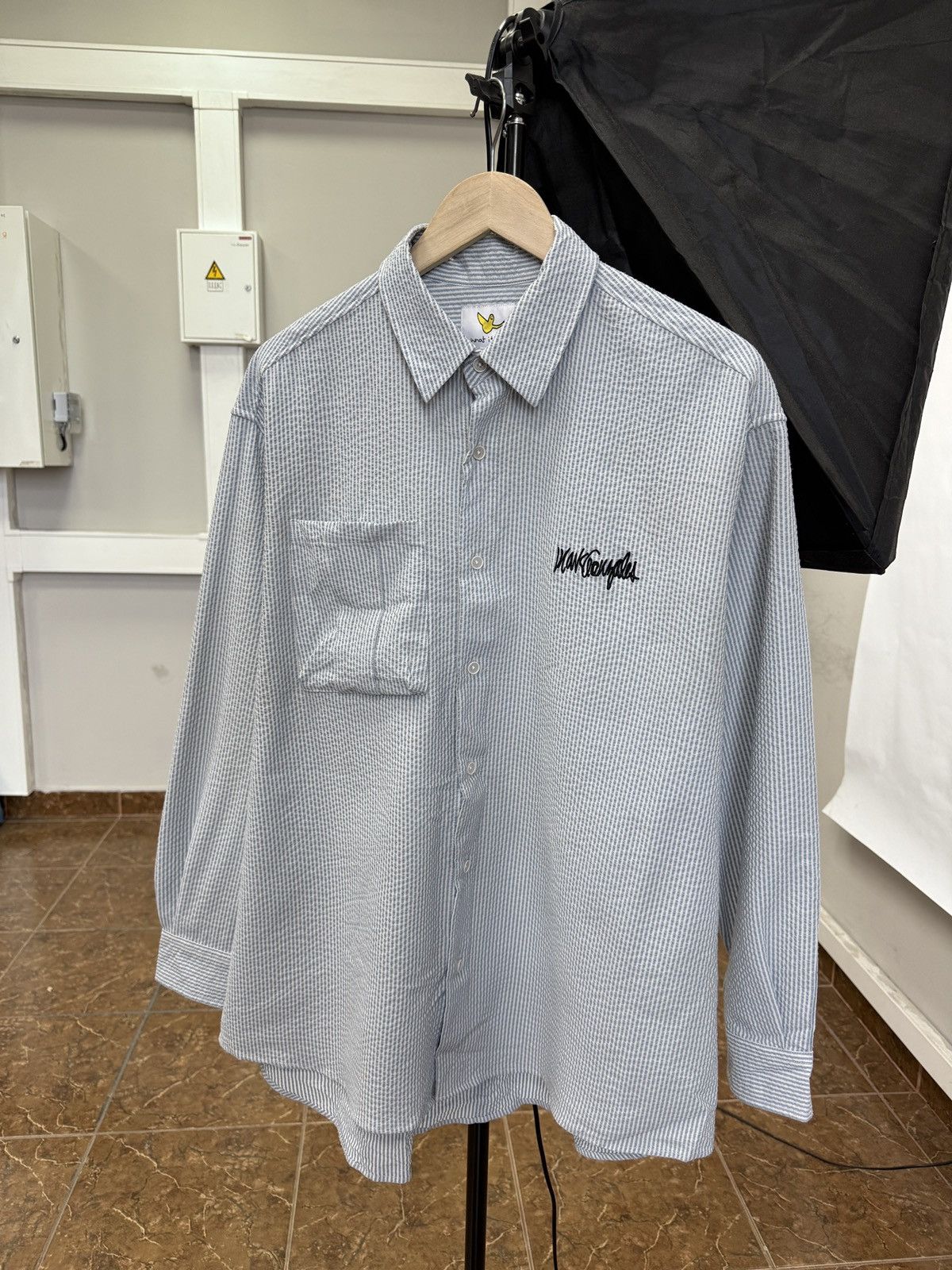 Designer Mark Gonzales What it Isn’t Button Up Shirt Rare Retro Y2K Size US L / EU 52-54 / 3 - 1 Thumbnail