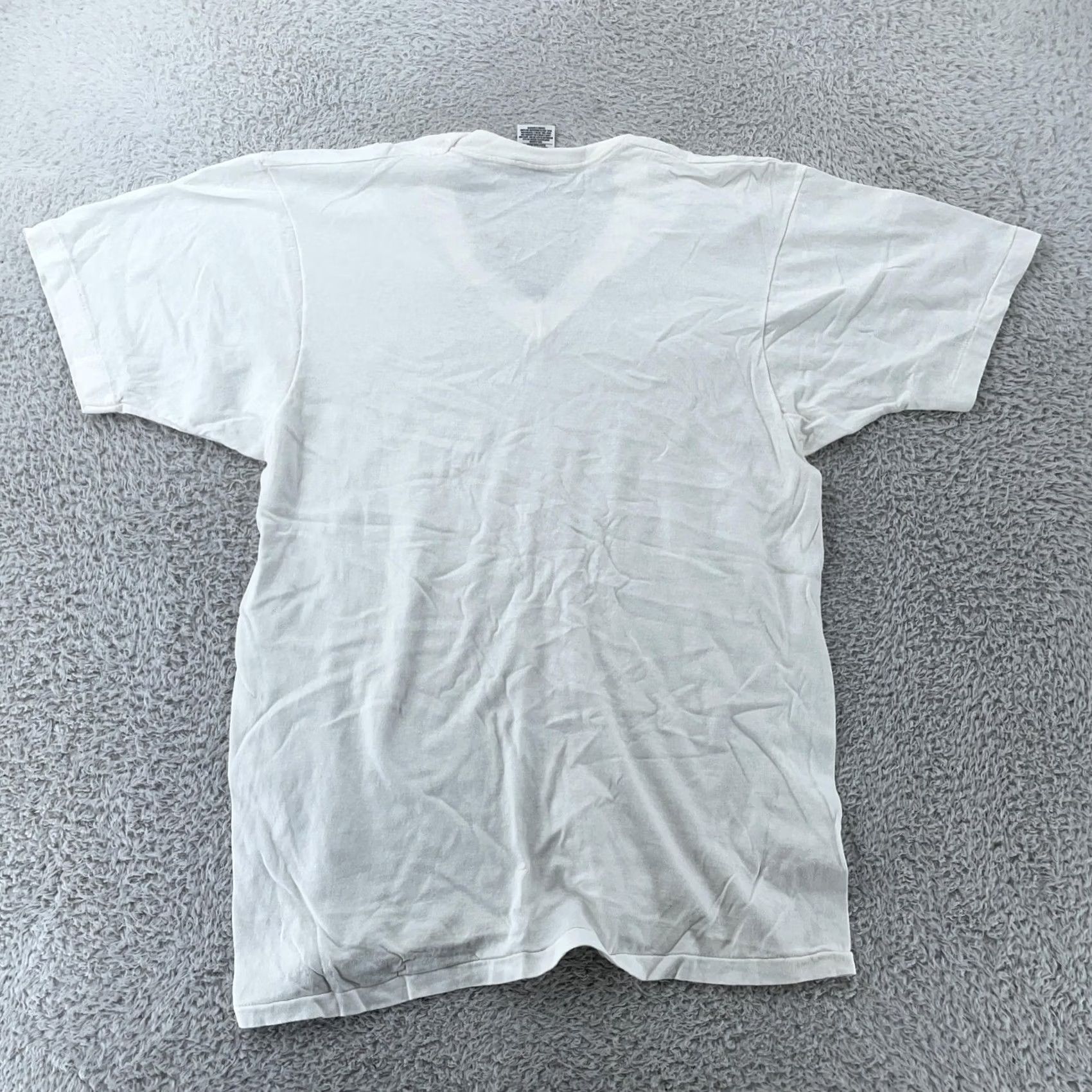 Hanes VINTAGE Hanes T-Shirt Mens XS White Short Sleeve Basic Tee Plain Size US XS / EU 42 / 0 - 3 Thumbnail