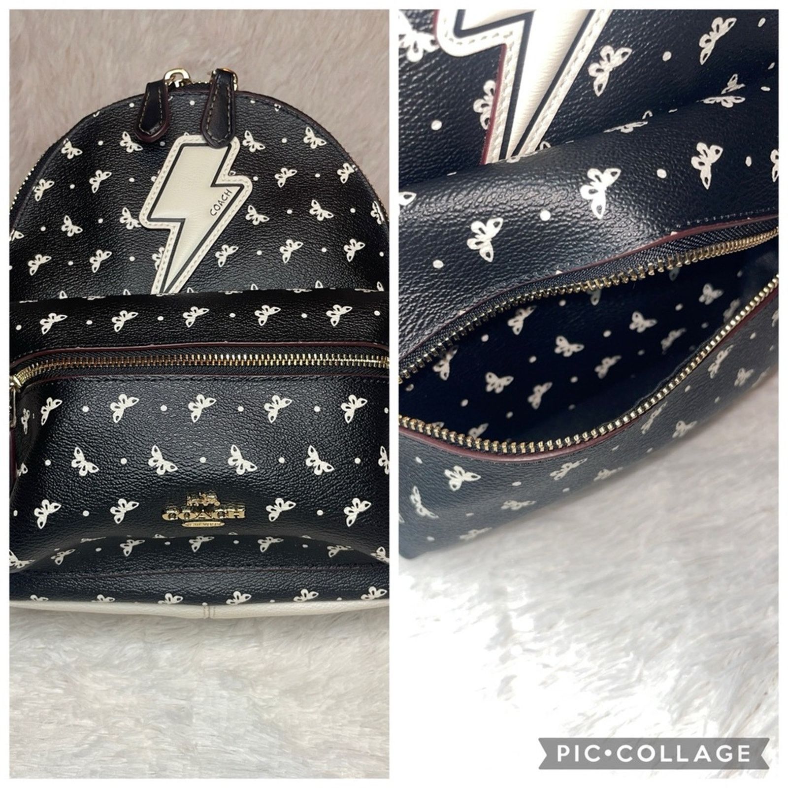 Coach Coach Mini Charlie Butterfly Print Backpack Size ONE SIZE - 5 Thumbnail
