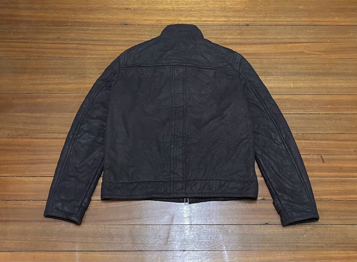 Armani Exchange × Vintage Rare Design Vintage Armani Exchange Fur Suede Jacket 2000s Size US M / EU 48-50 / 2 - 2 Thumbnail
