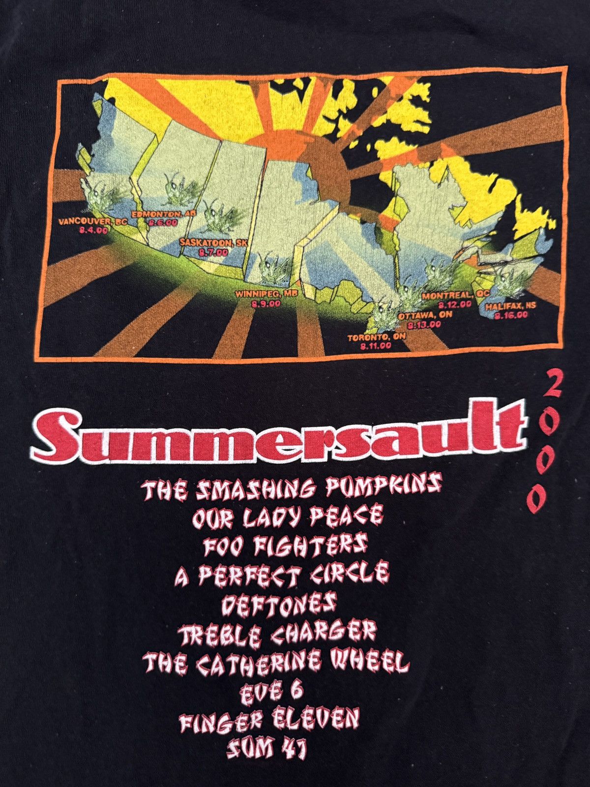Band Tees Vintage Summersault 2000 tour shirt Size US L / EU 52-54 / 3 - 7 Thumbnail