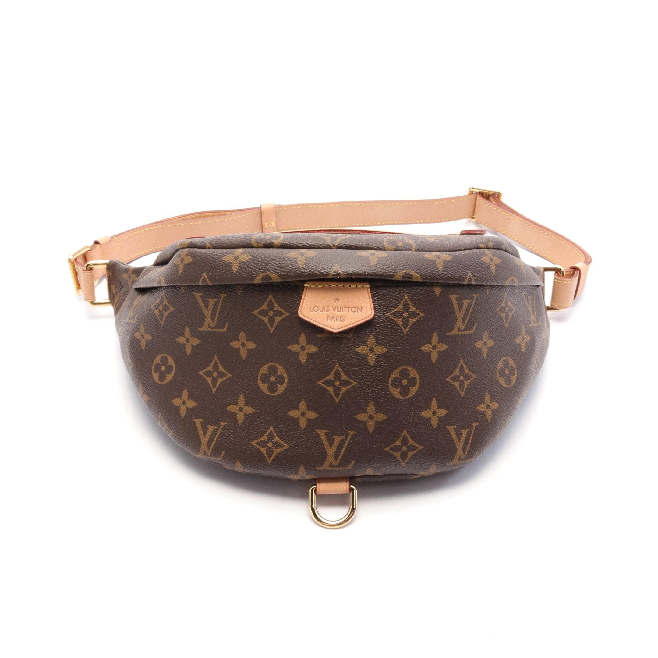 Louis Vuitton Louis Vuitton Bum Bag Monogram Body Waist Leather Brown Size ONE SIZE - 1 Thumbnail