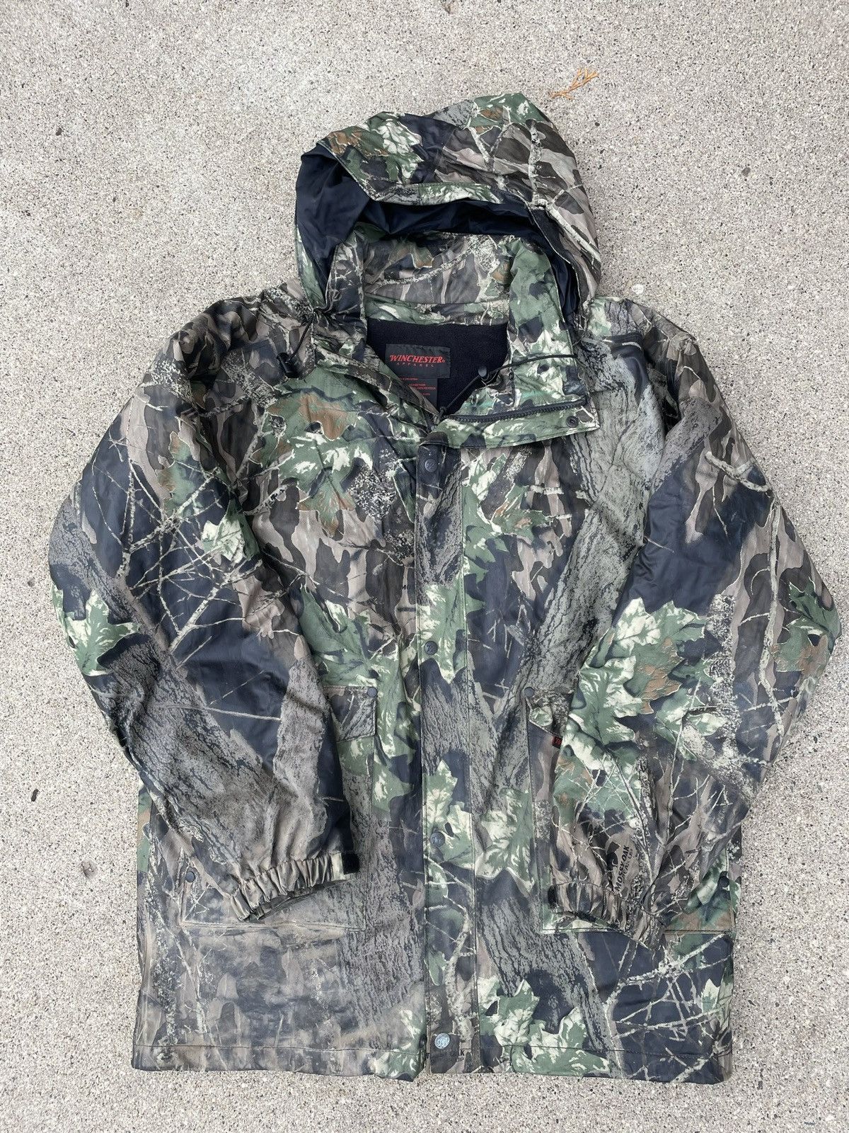 image of Mossy Oaks x Vintage Winchester X Mossy Oak Camo Coat, Men's (Size XL)