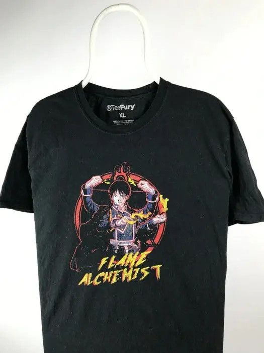 Alchemist Full metal Alchemist T-shirt flame anima size XLarge Size US XL / EU 56 / 4 - 2 Thumbnail