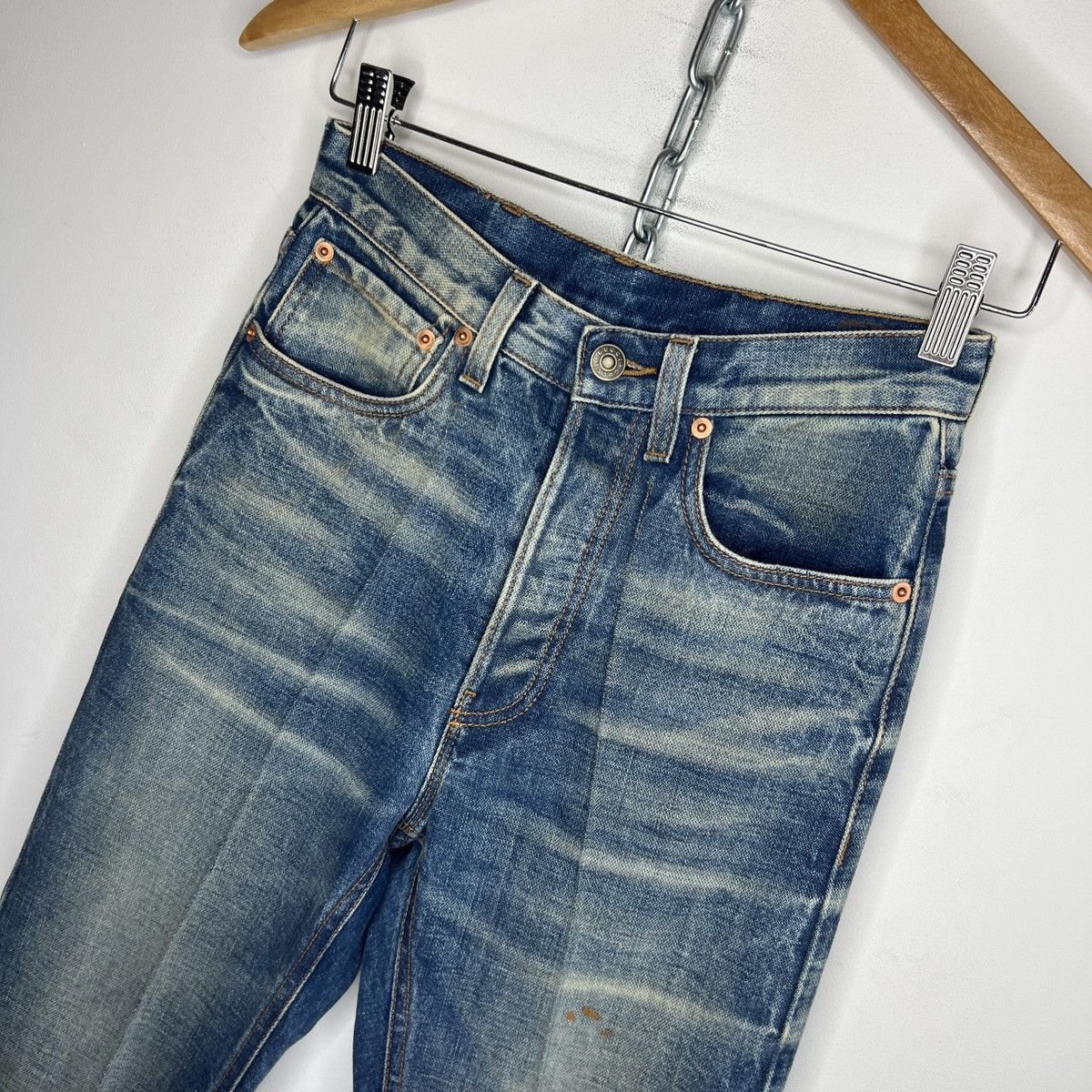 Gucci Gucci Butterfly Embroidery Jeans Denim Trousers Pants Size 26" / US 2 / IT 38 - 7 Thumbnail