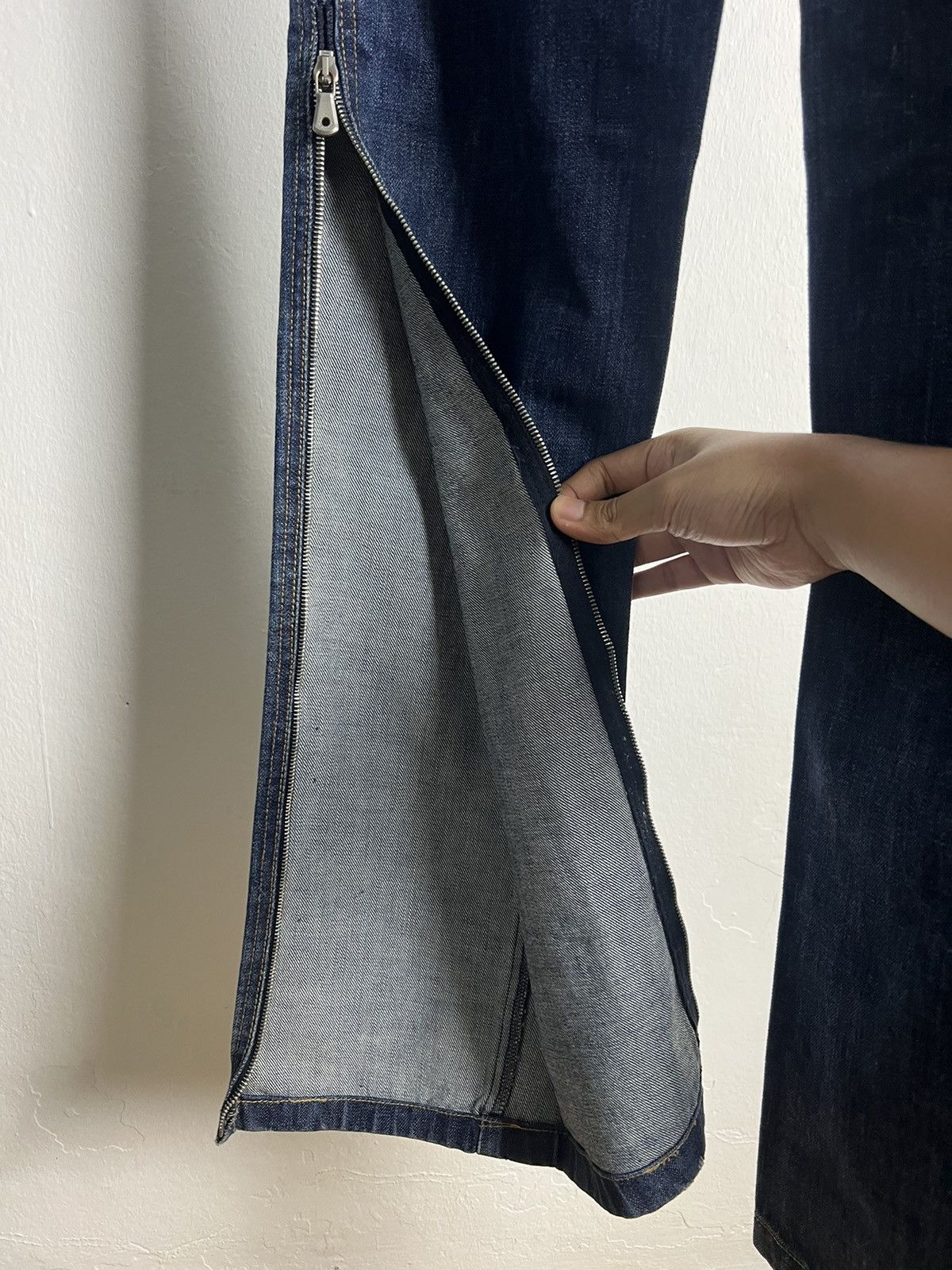 Dolce & Gabbana SS2003 Dolce&Gabbana Side Zipper Denim Jeans Size US 33 - 9 Thumbnail