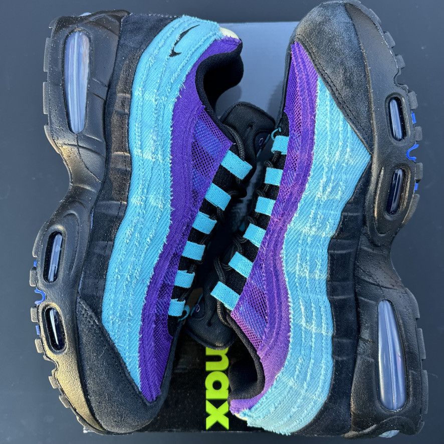 Nike Size 10 - Nike Air Max 95 Custom Skeletor Hand Dyed Size US 10 / EU 43 - 14 Thumbnail