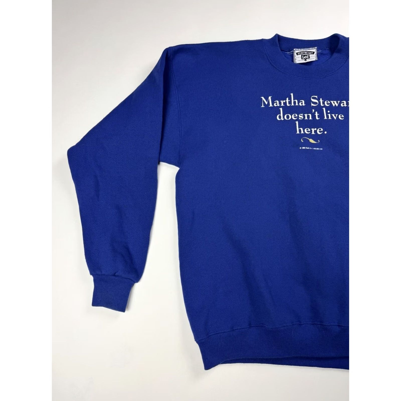 Vintage VINTAGE Martha Stewart Doesn’t Live Here Crewneck Sweatshirt L Blue Unisex Adults Sweatshirt Size US L / EU 52-54 / 3 - 3 Thumbnail