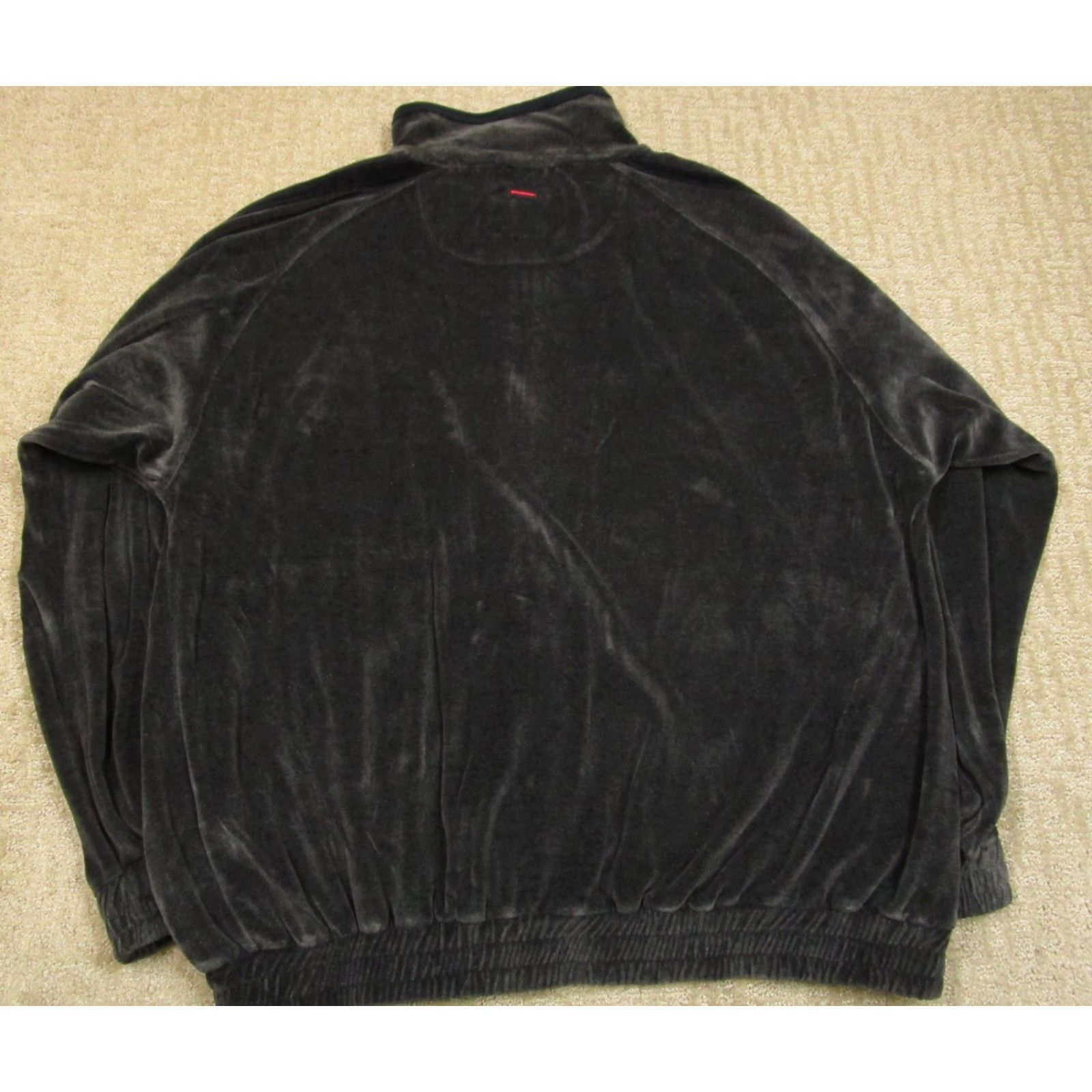 Fubu VINTAGE FUBU Jacket Men XL Black Velour Track Windbreaker 90s Hip Hop Y2K Halloween? Size US XL / EU 56 / 4 - 4 Thumbnail
