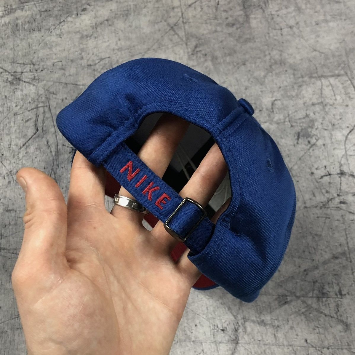Nike Rare 90s Nike Nylon Vintage Cap Size ONE SIZE - 6 Thumbnail